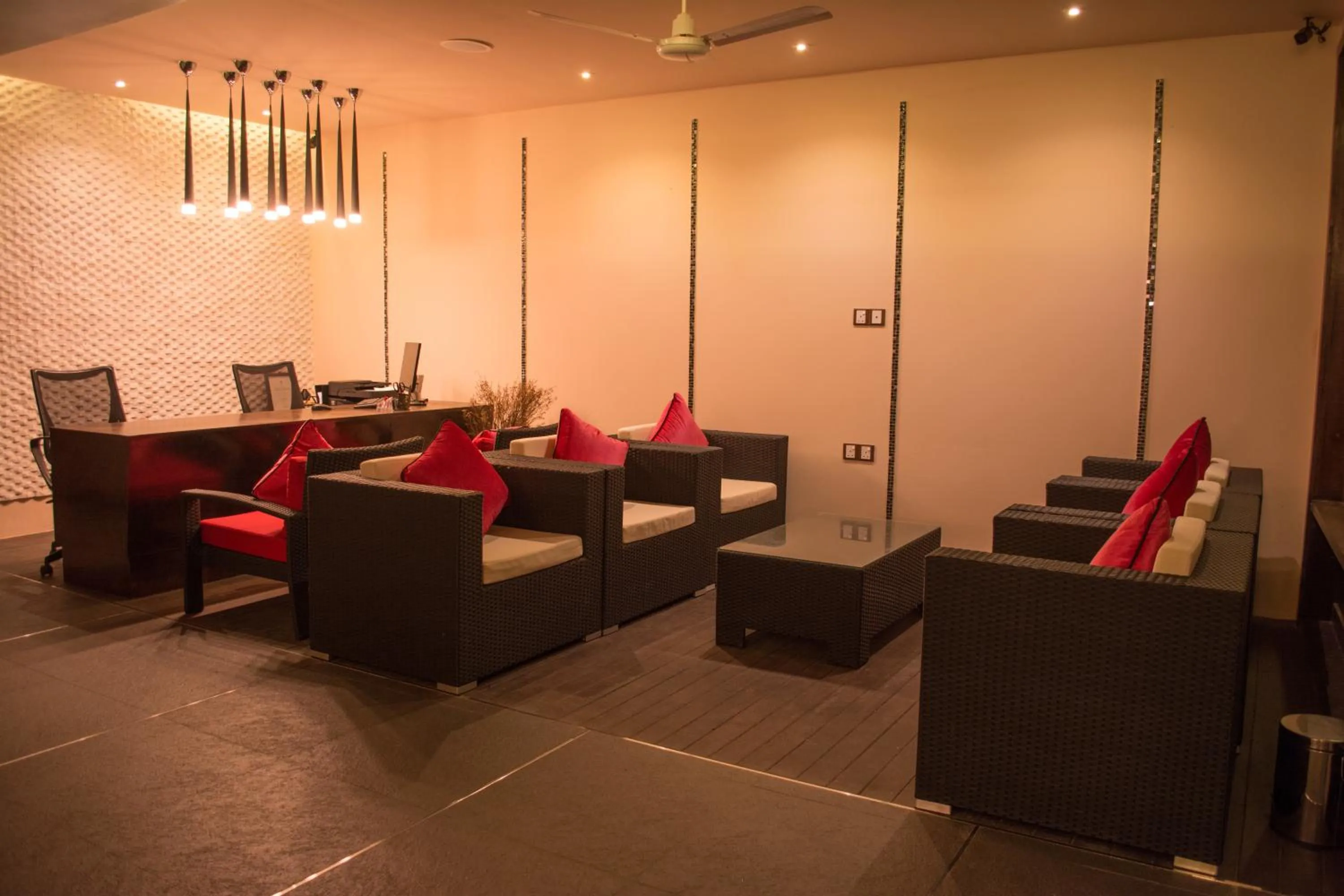 Lobby or reception in LVIS blancura Hotel