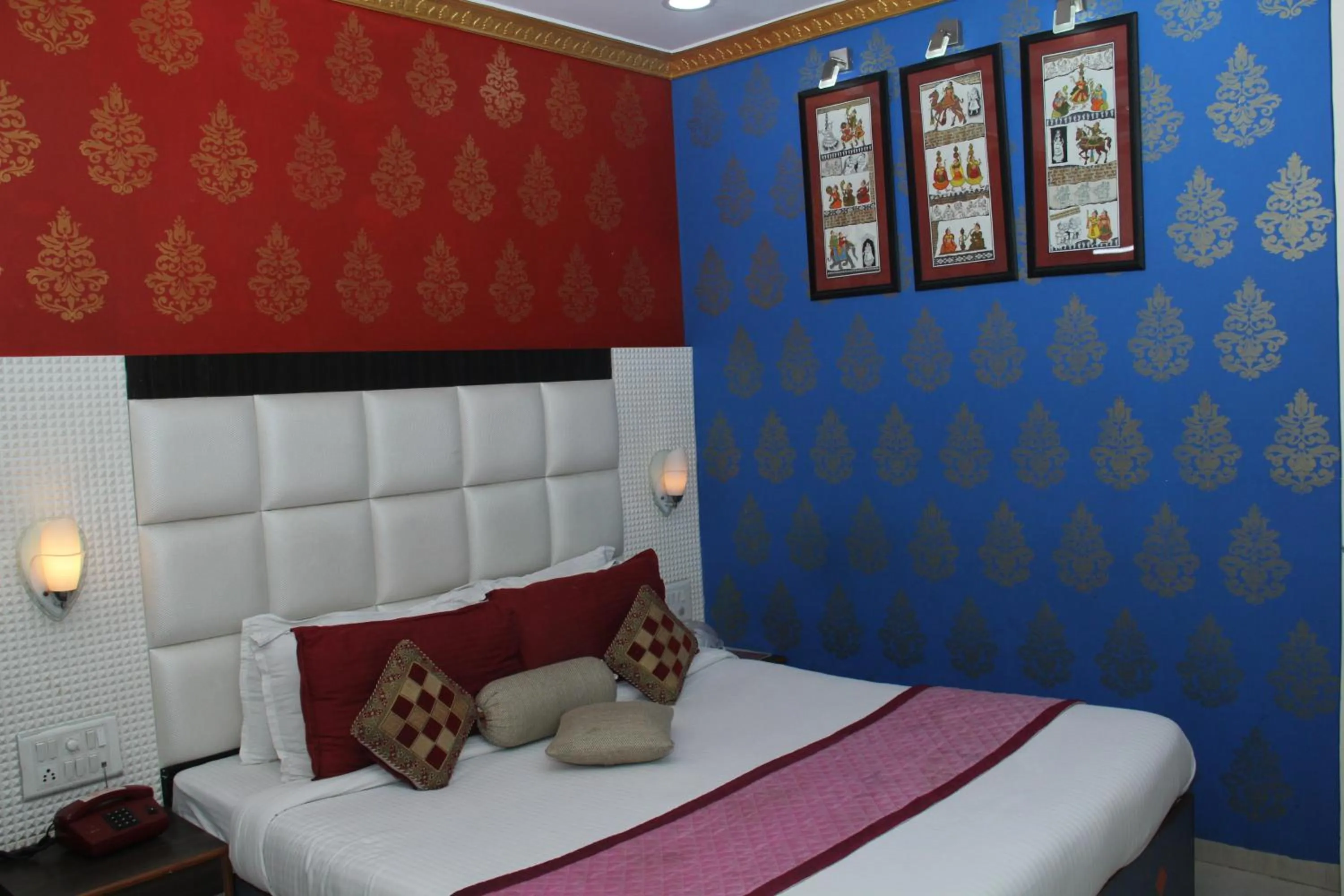 Photo of the whole room, Bed in Hotel Bhagyodaya Residency Bhilwara