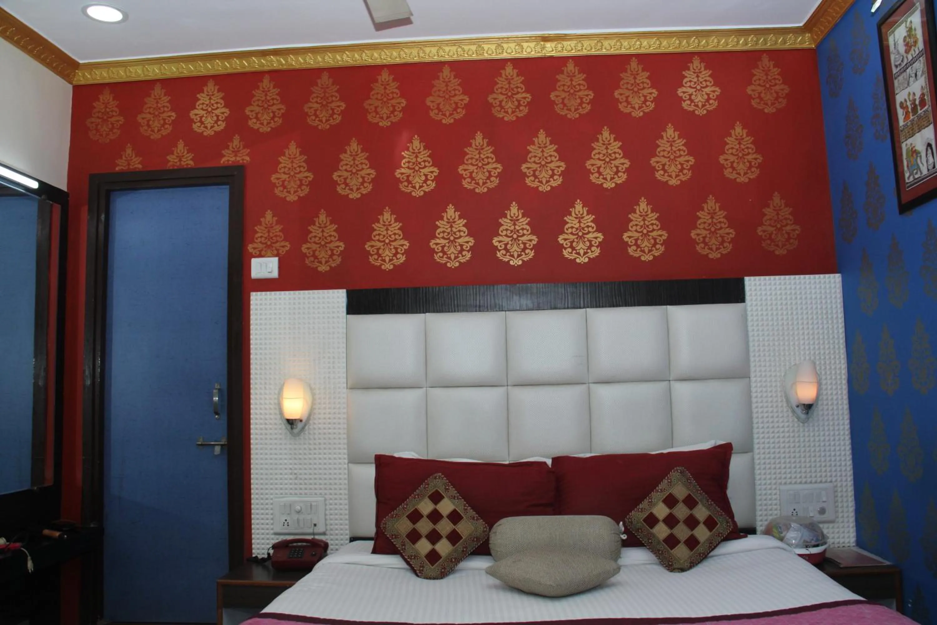 Photo of the whole room, Bed in Hotel Bhagyodaya Residency Bhilwara