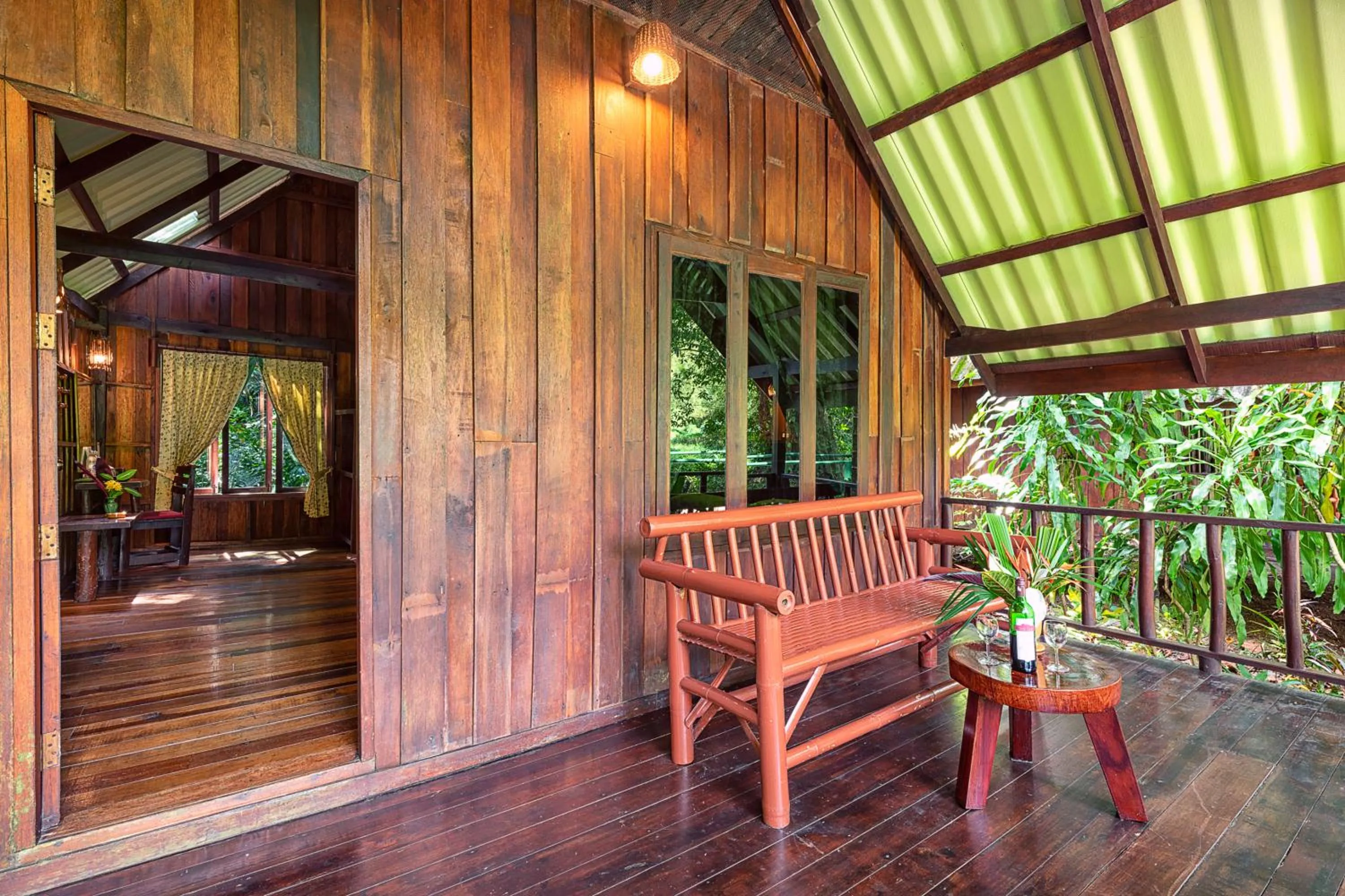 Balcony/Terrace in Khao Sok Riverside Cottages
