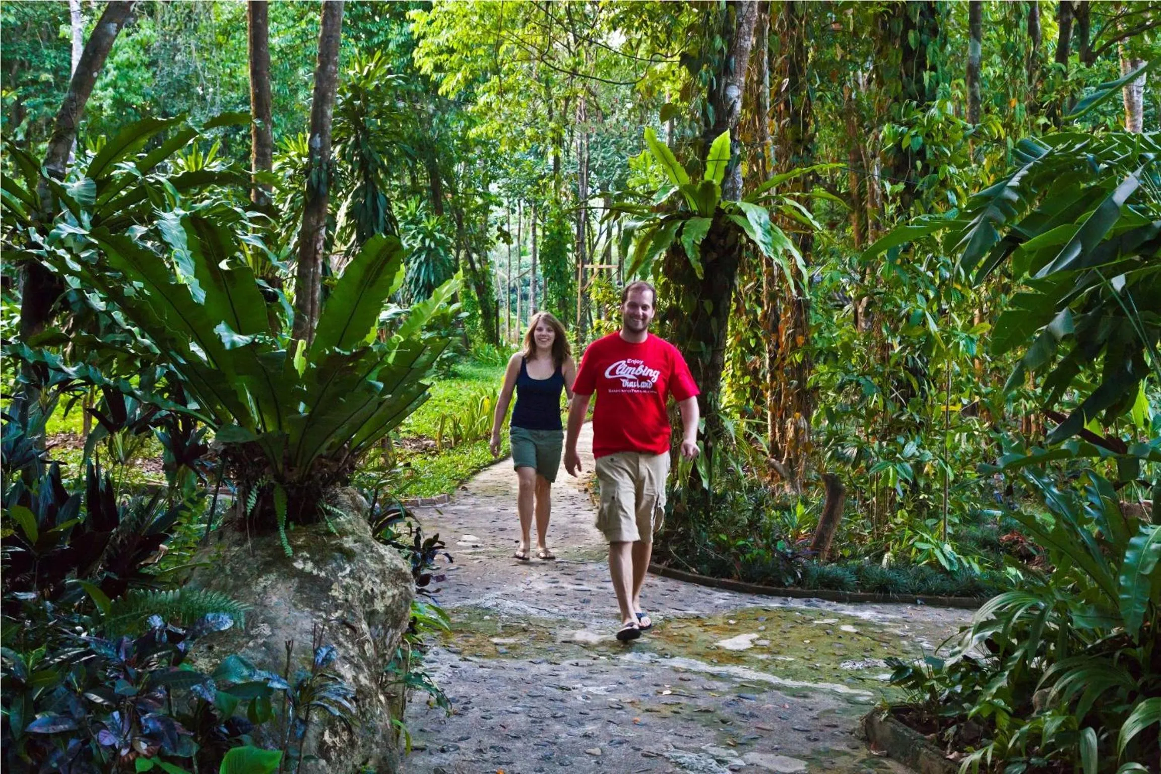 Garden in Khao Sok Riverside Cottages
