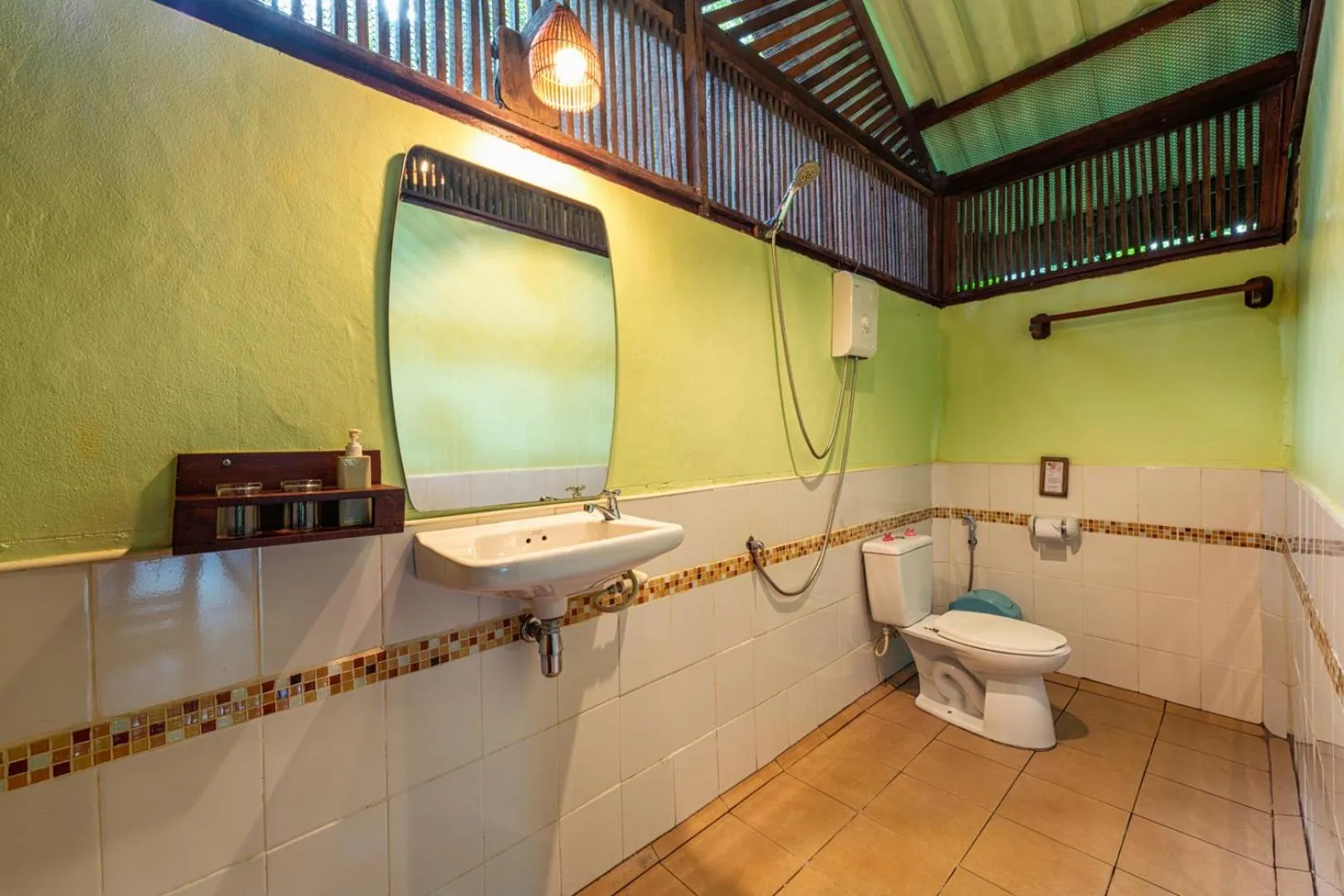Bathroom in Khao Sok Riverside Cottages
