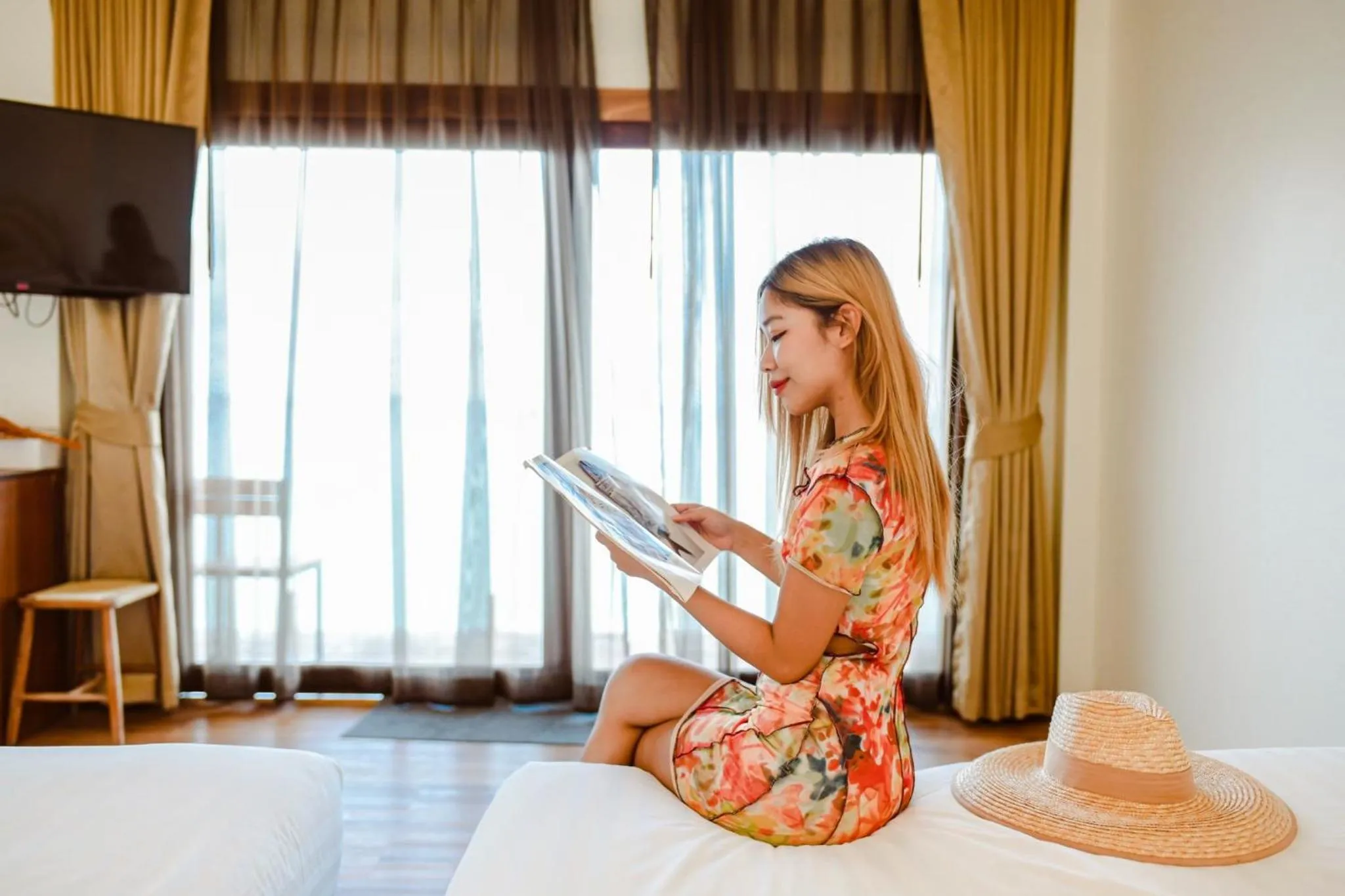 Bed in Samed Seaside Resort