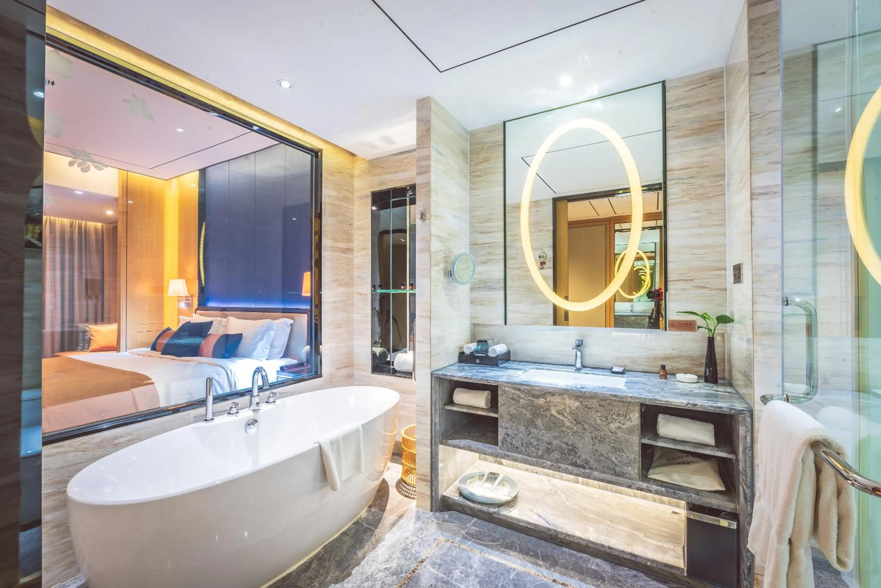 Bed in Ramada Foshan Nanhai