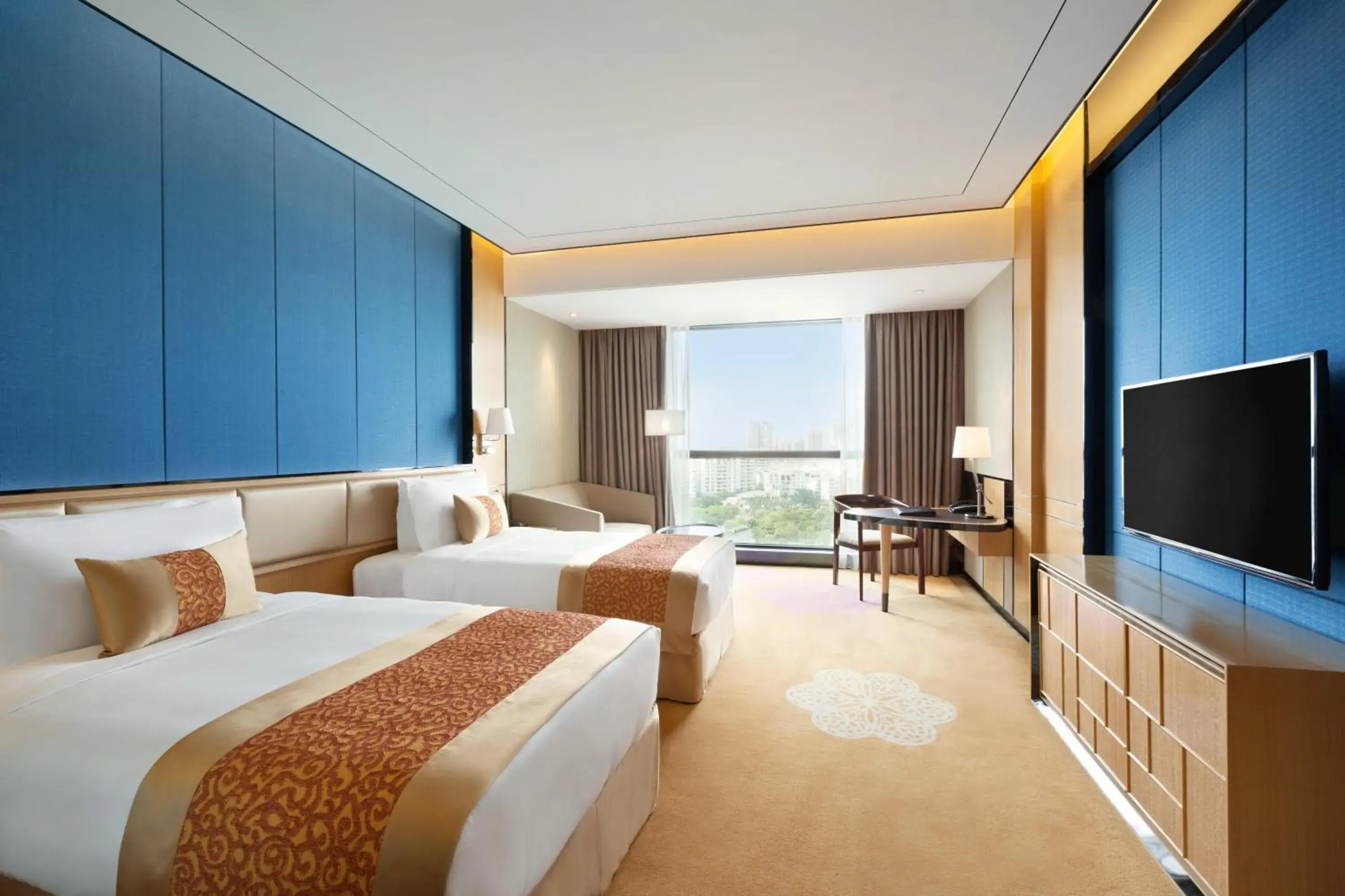 Superior Twin Room in Ramada Foshan Nanhai Superior Twin Room in Ramada Foshan Nanhai