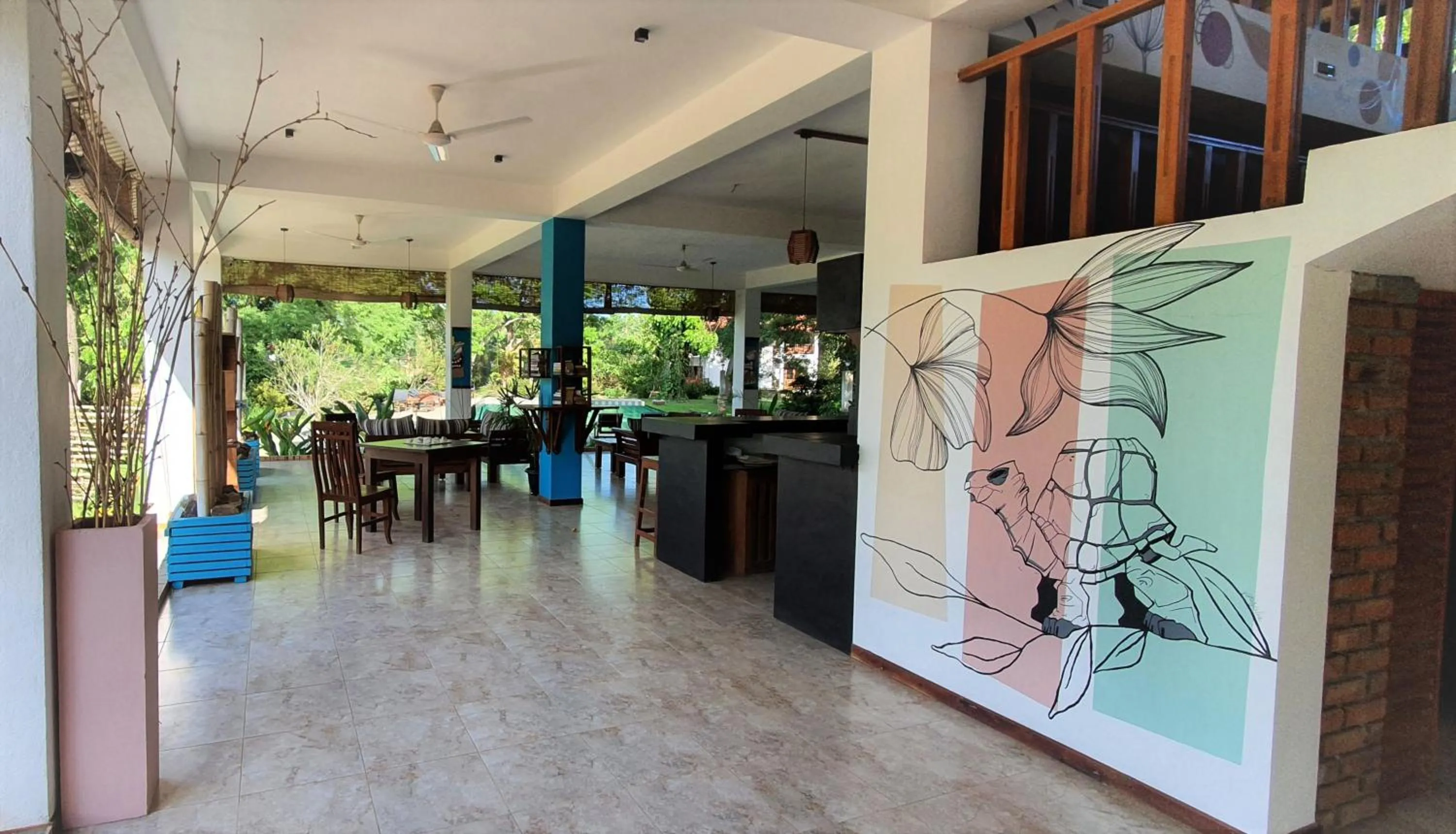 Property building in Blue Turtle Hotel