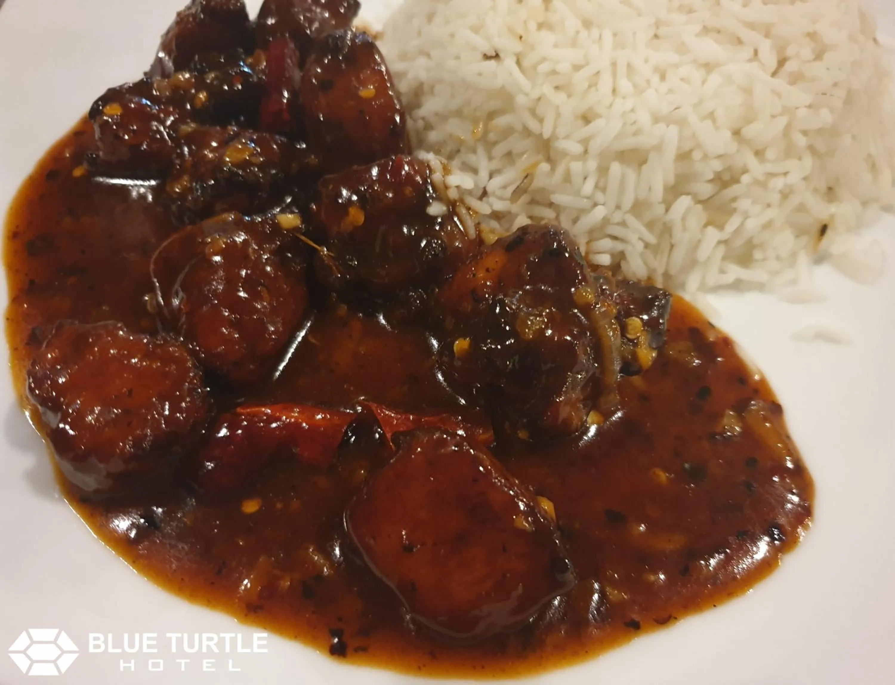 Food in Blue Turtle Hotel