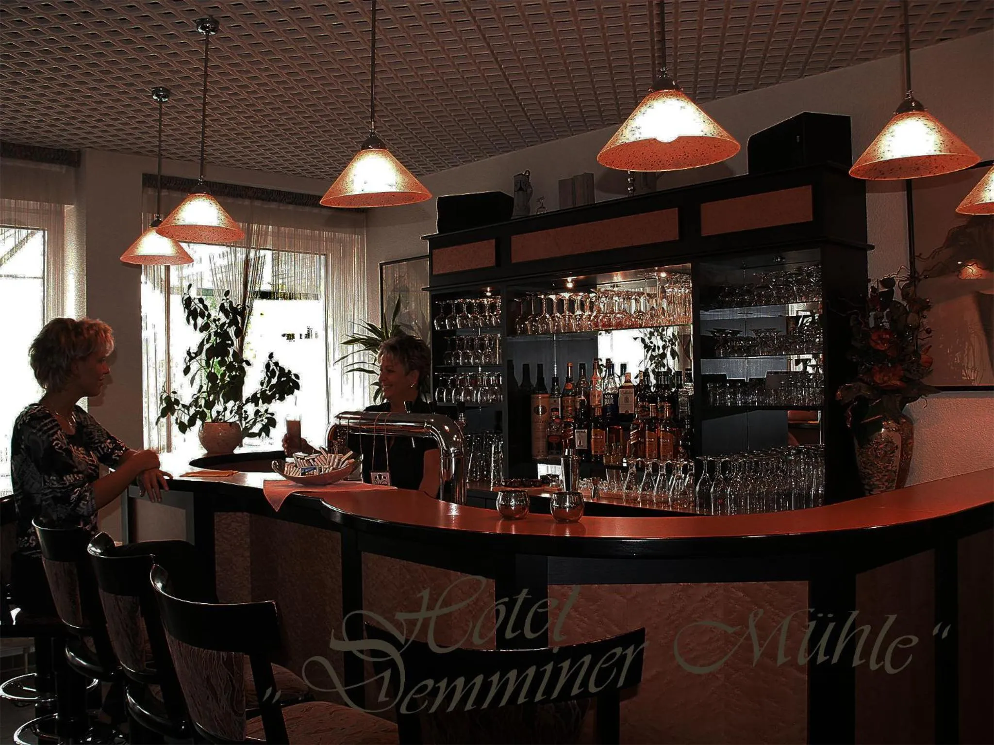 Lounge or bar in Hotel Demminer Mühle