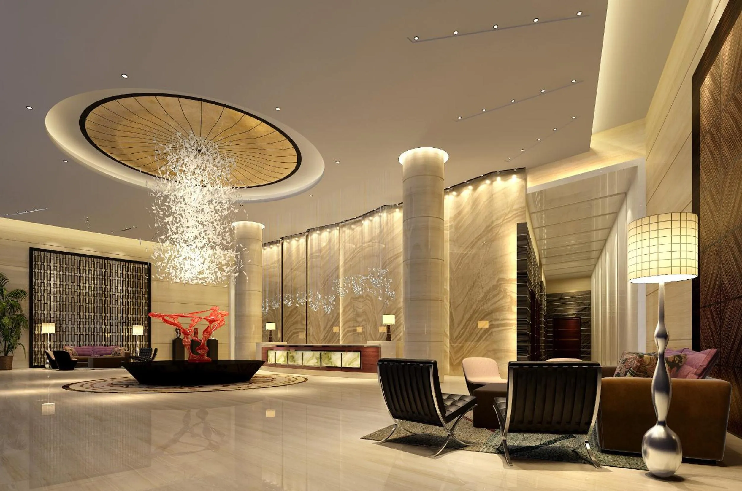 Lounge or bar in Shenzhen Baoan PLUS Gems Cube Hotel