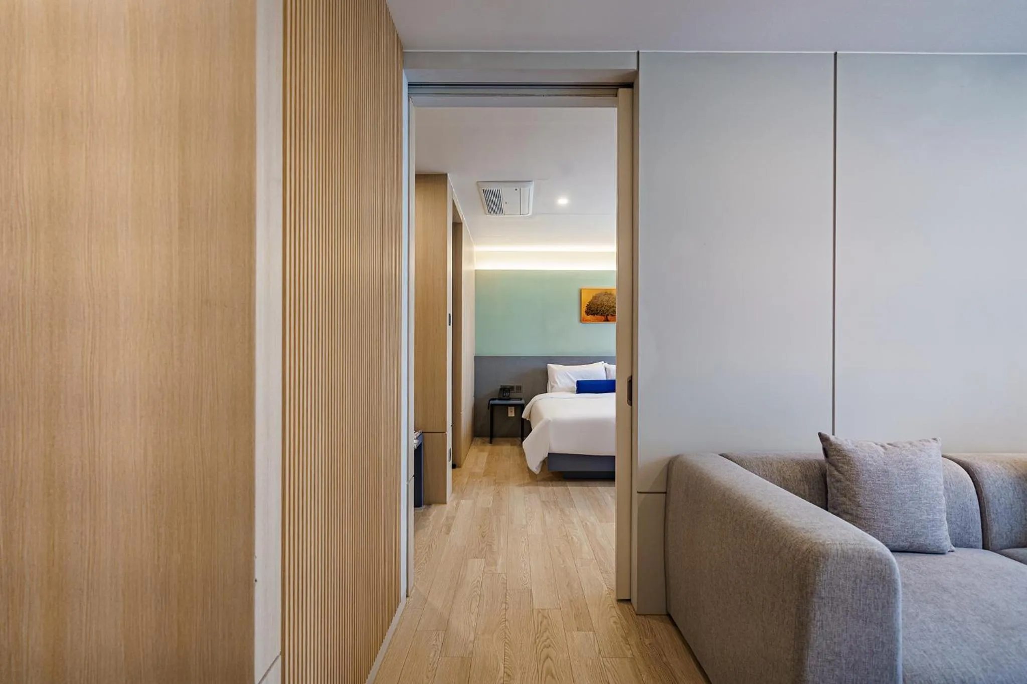 Bed in Hound Hotel Hadan