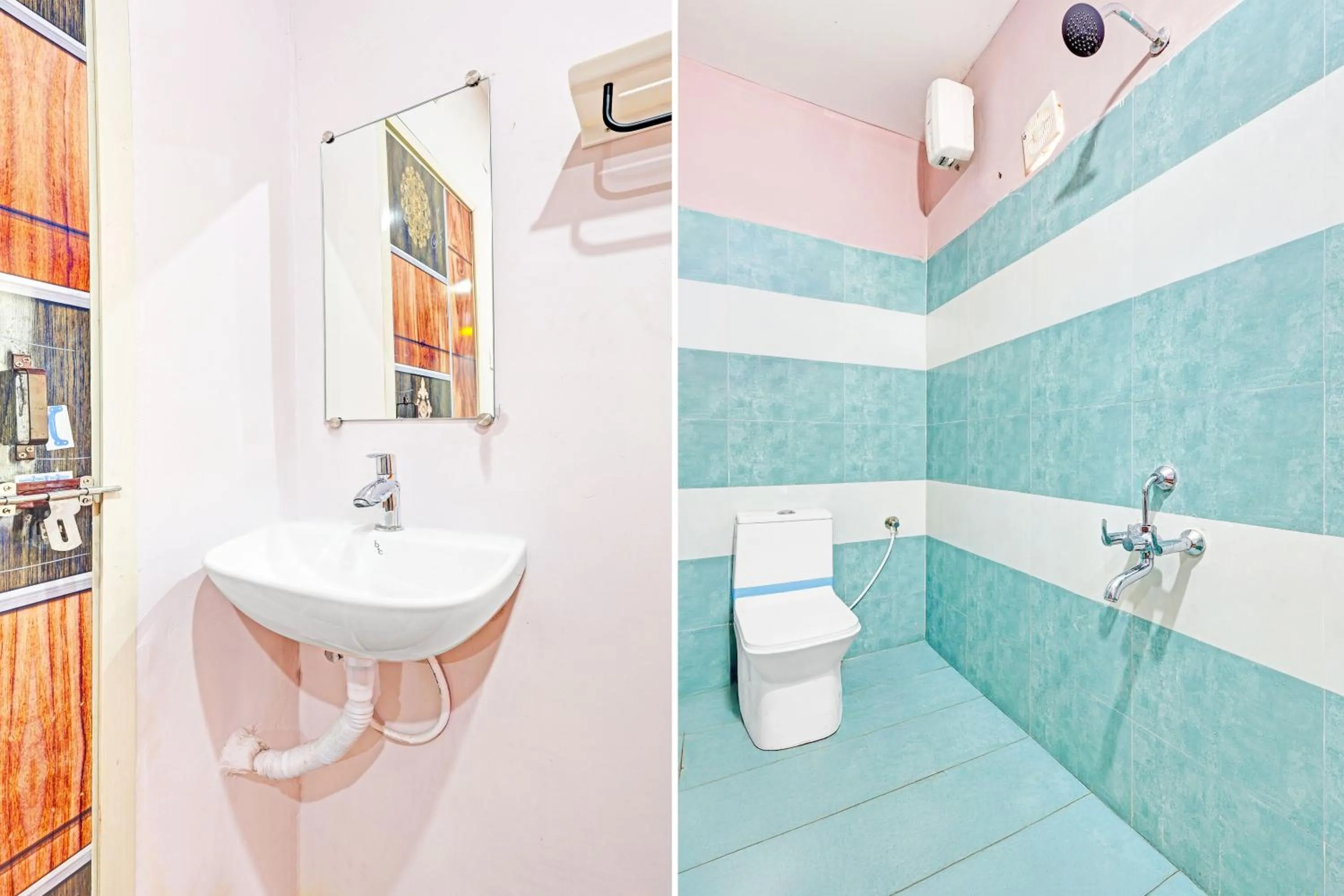 Bathroom in Hotel O Ramarvapadu Near ESI Hospital