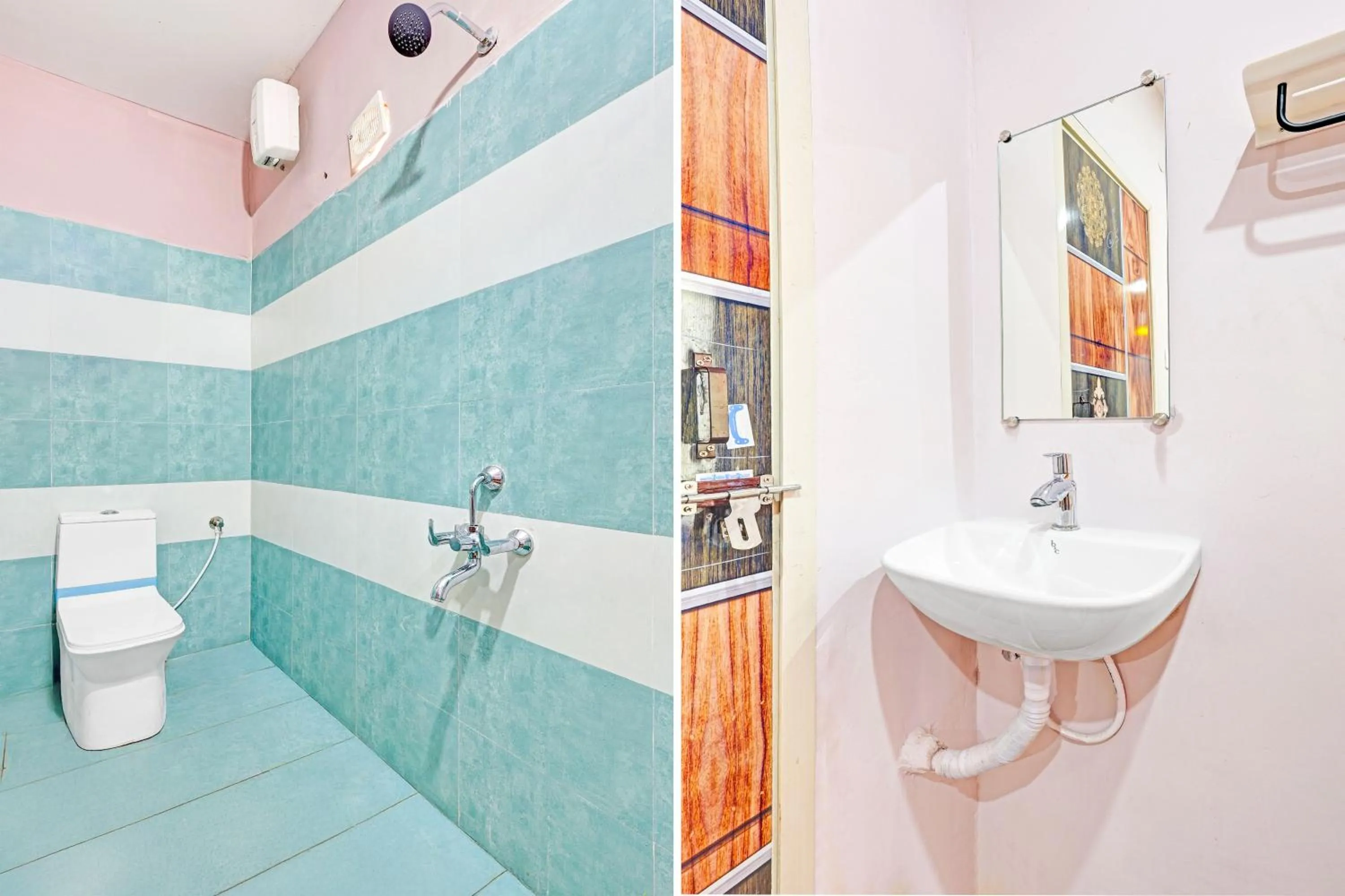 Bathroom in Hotel O Ramarvapadu Near ESI Hospital