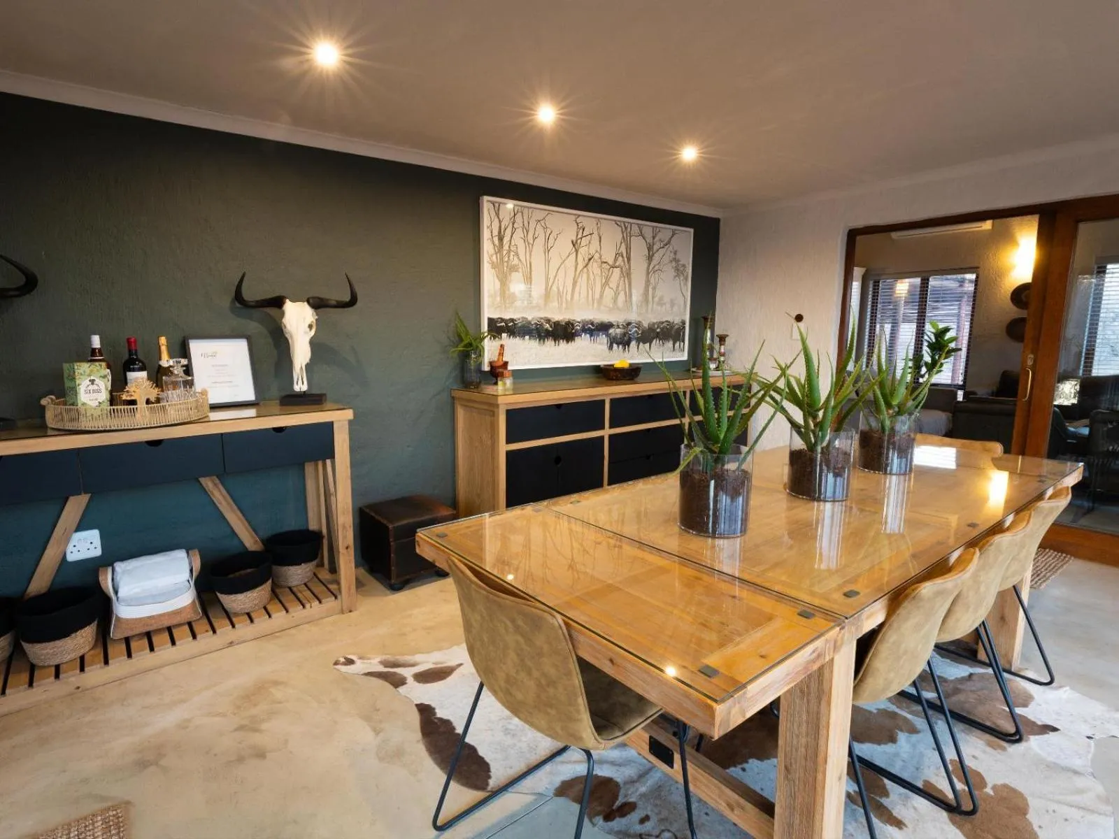Dining area in Ntoma House