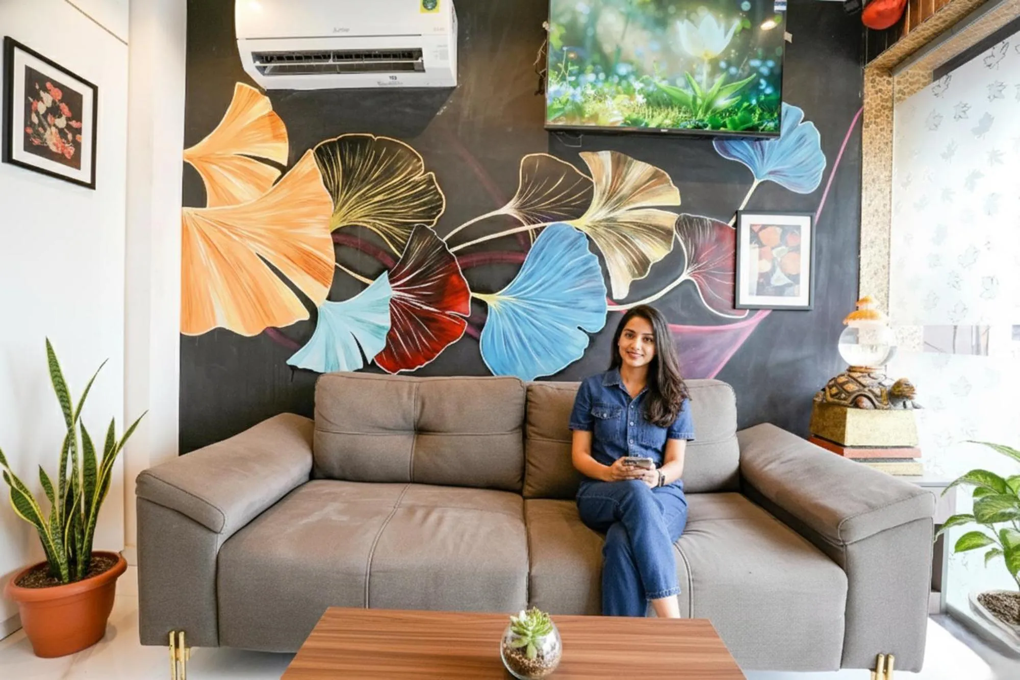 Seating area in FabHotel Atithi Residency I - Nr BKC