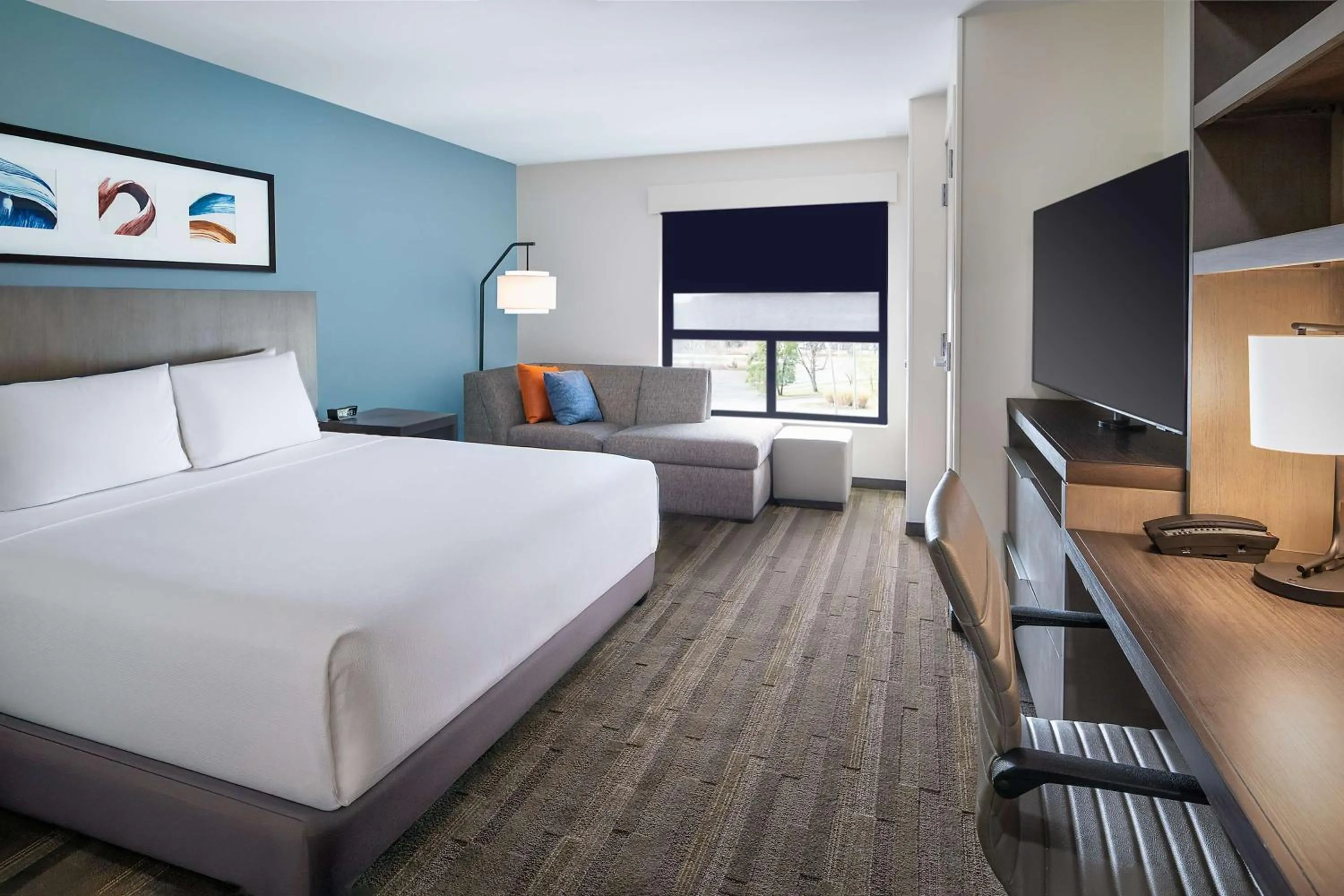 Bedroom, Bed in Hyatt House Auburn Hills/Detroit