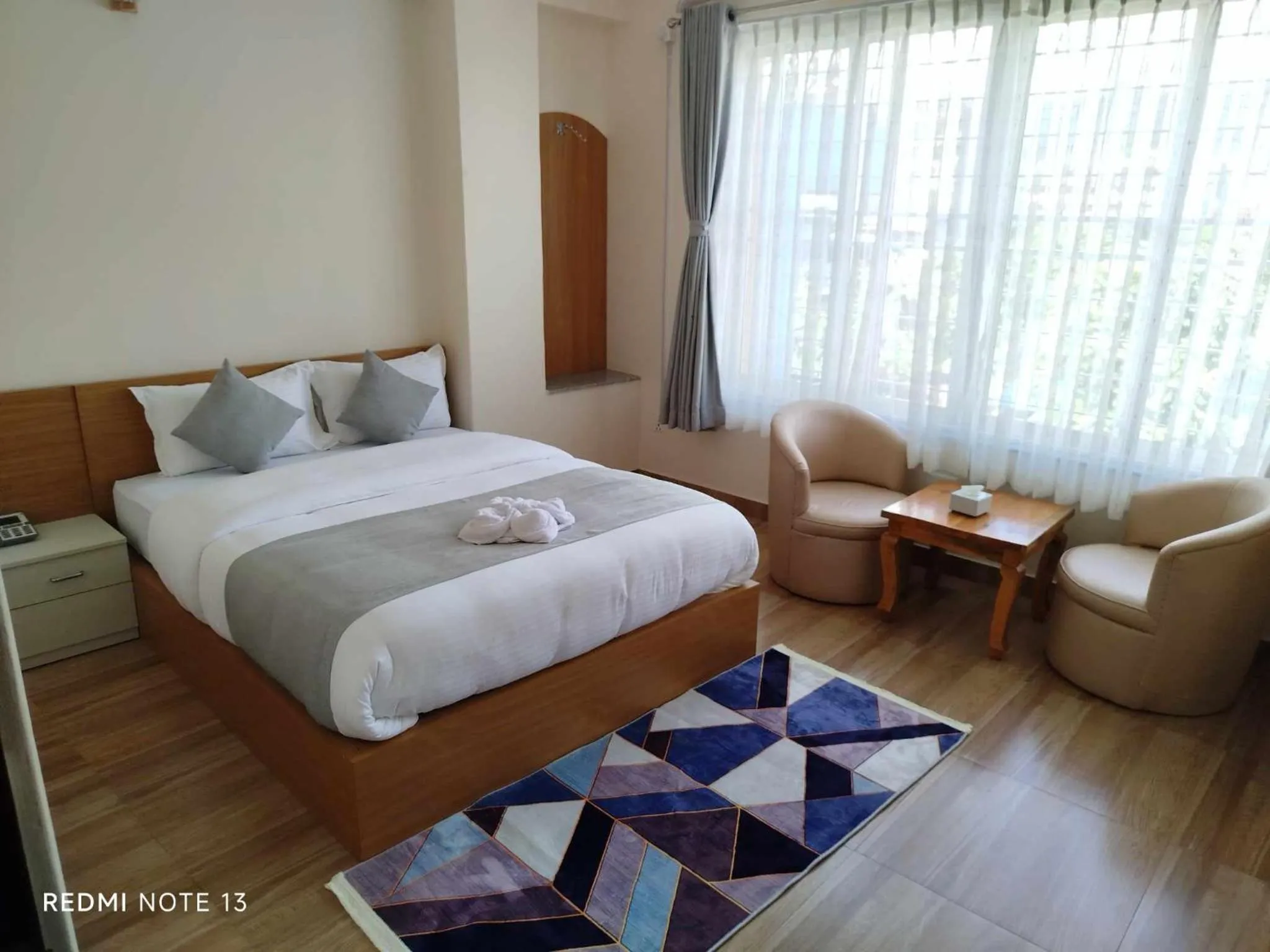 Bed in Namaste Guest House