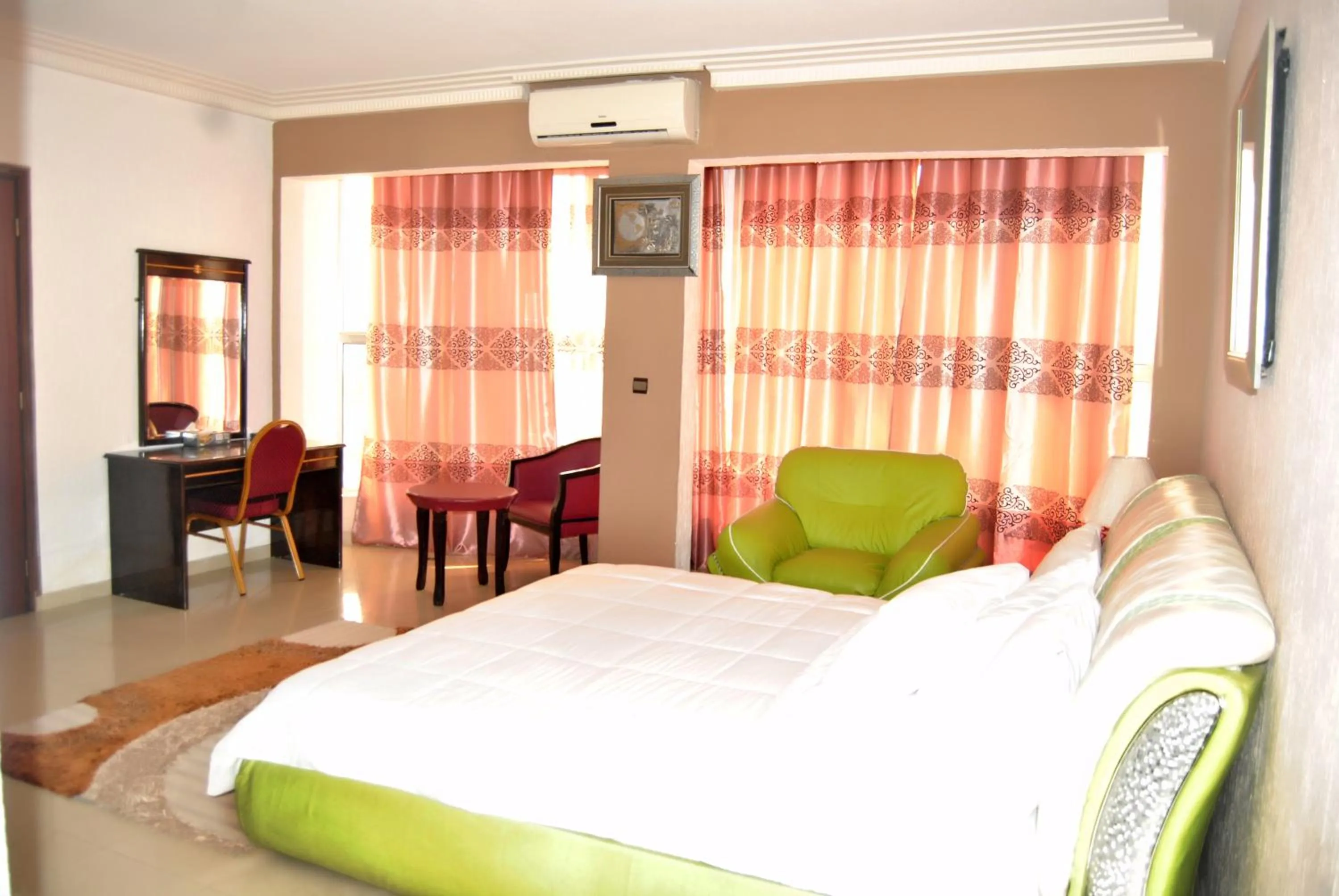 Bed in Riviera Hotel Benin