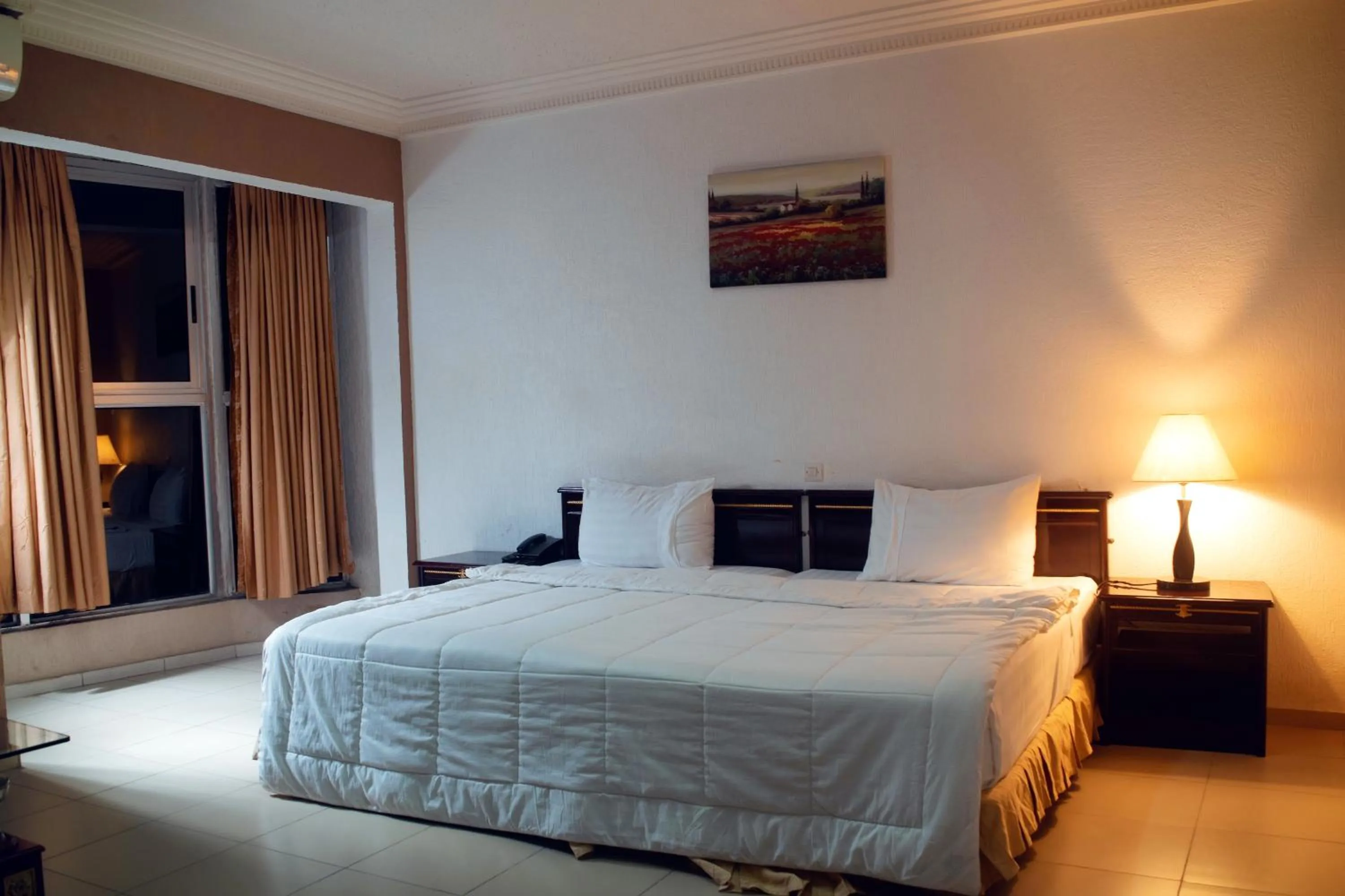 Bed in Riviera Hotel Benin