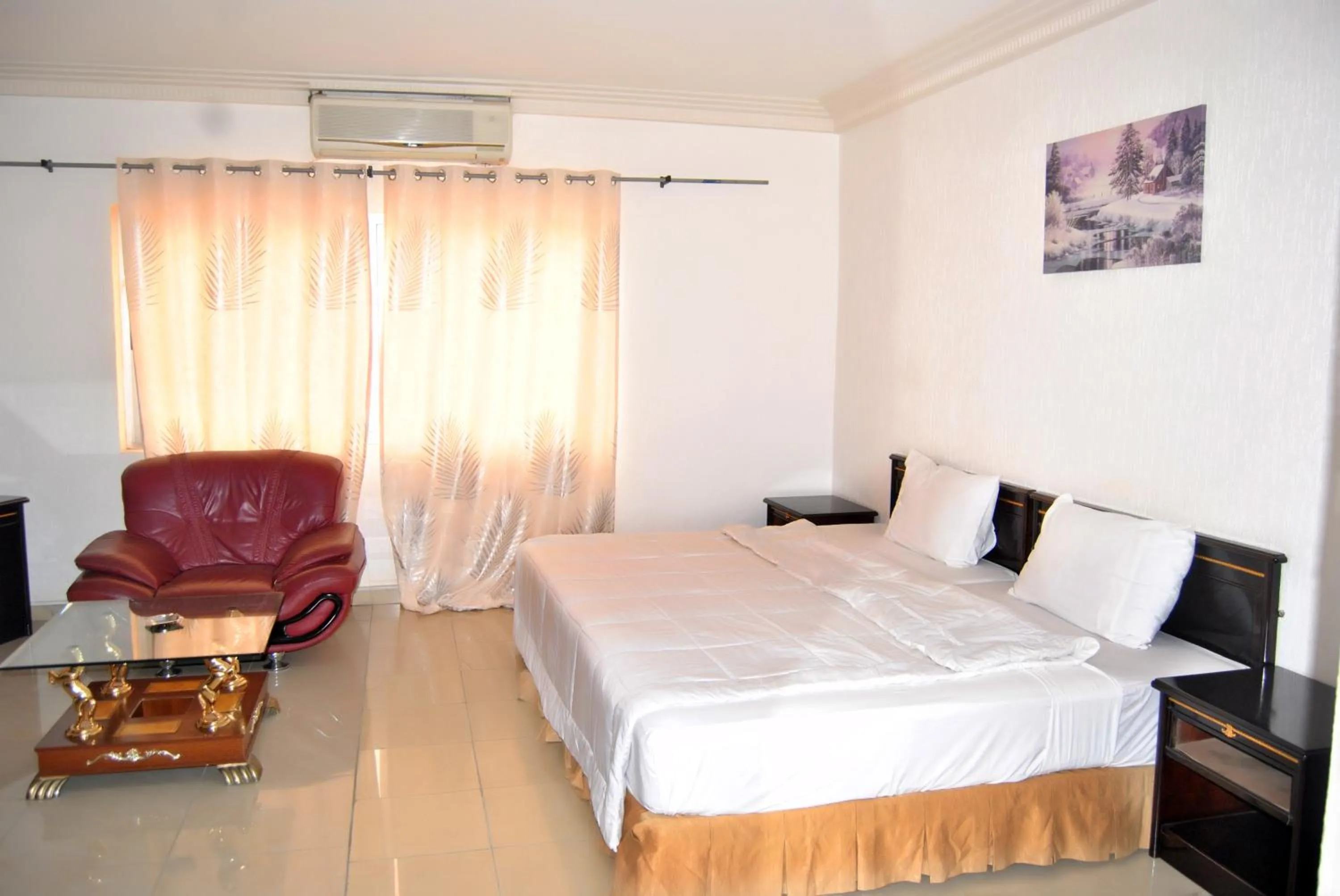 Bed in Riviera Hotel Benin