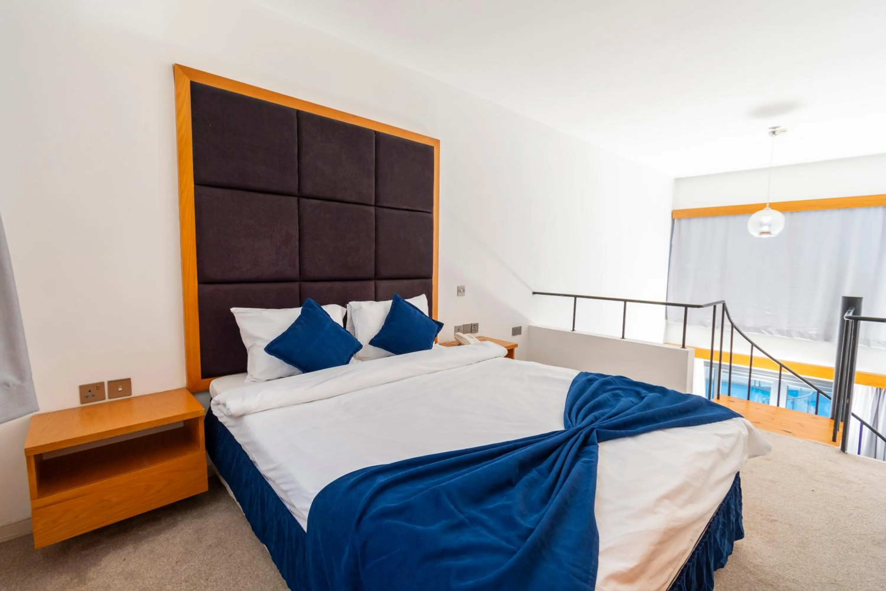 Bed in Bellapais Oasis Hotel