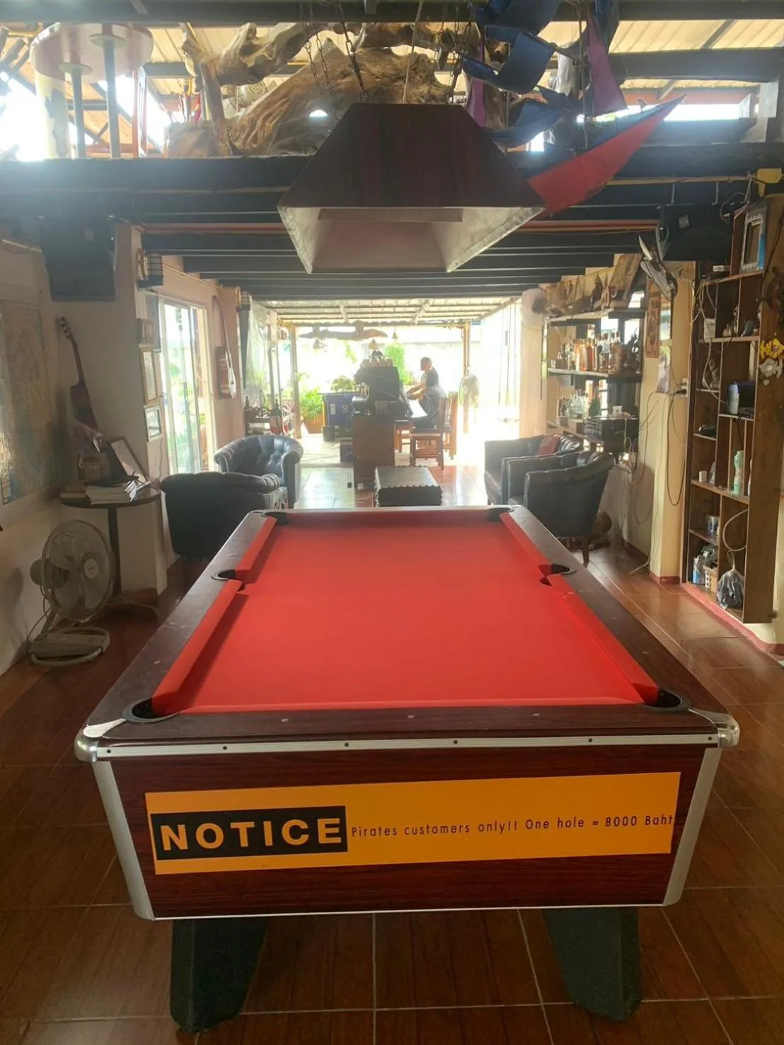 Billiard in Hotel Seaview Pirates Terrace