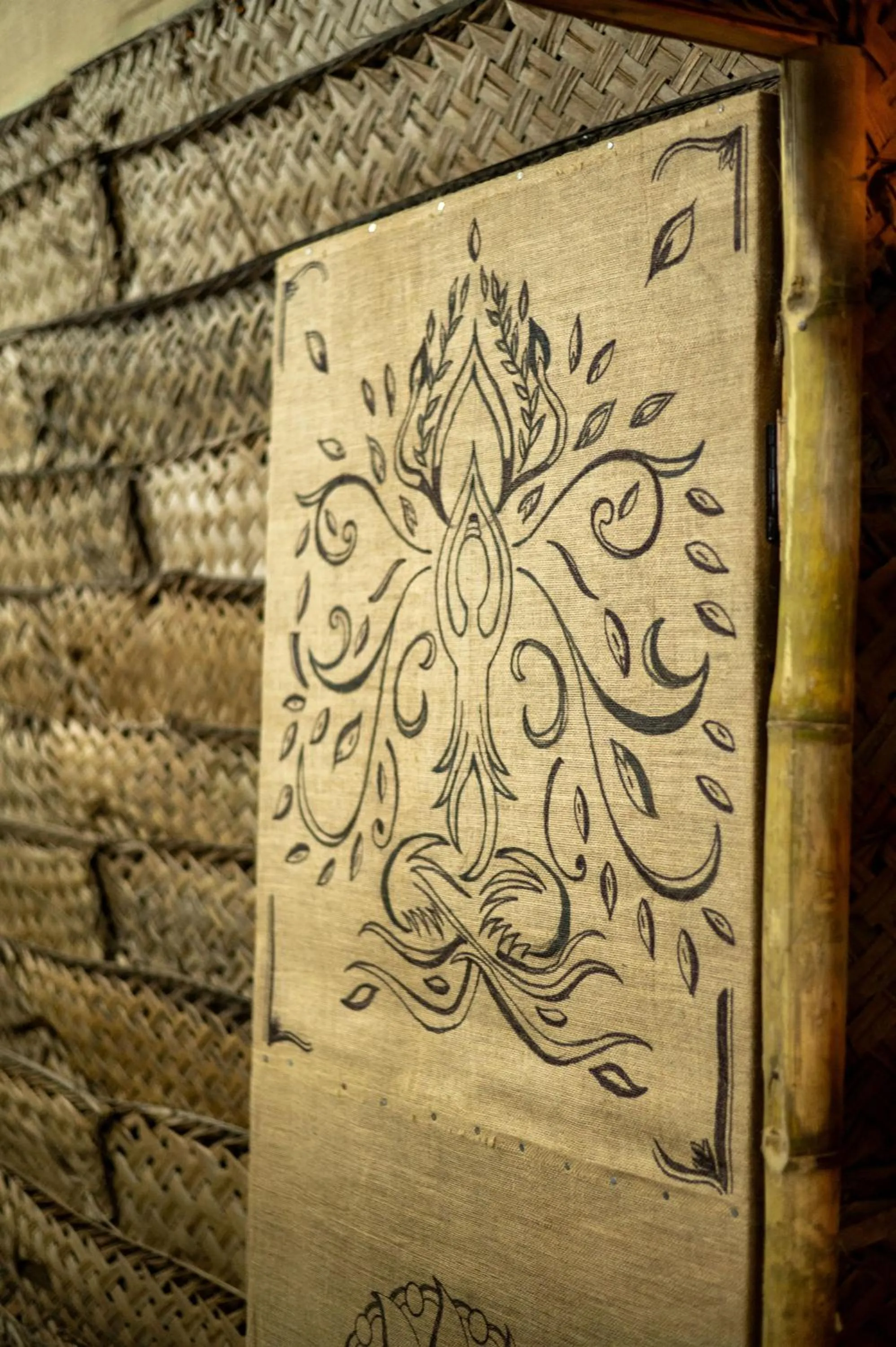 Decorative detail in Ayurvedic Lanka Wellness Hotel