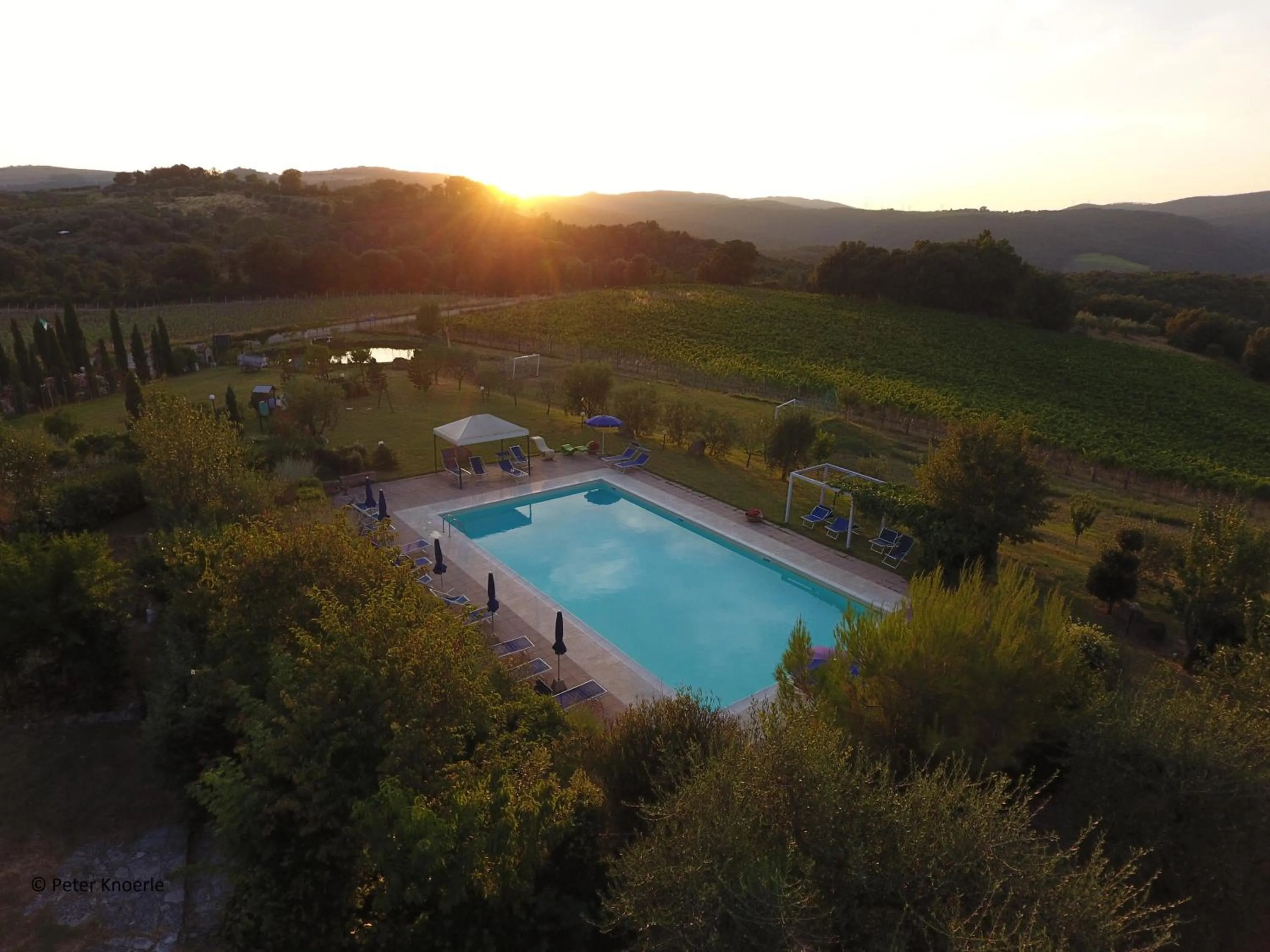 Natural landscape in Antico Borgo Il Cardino
