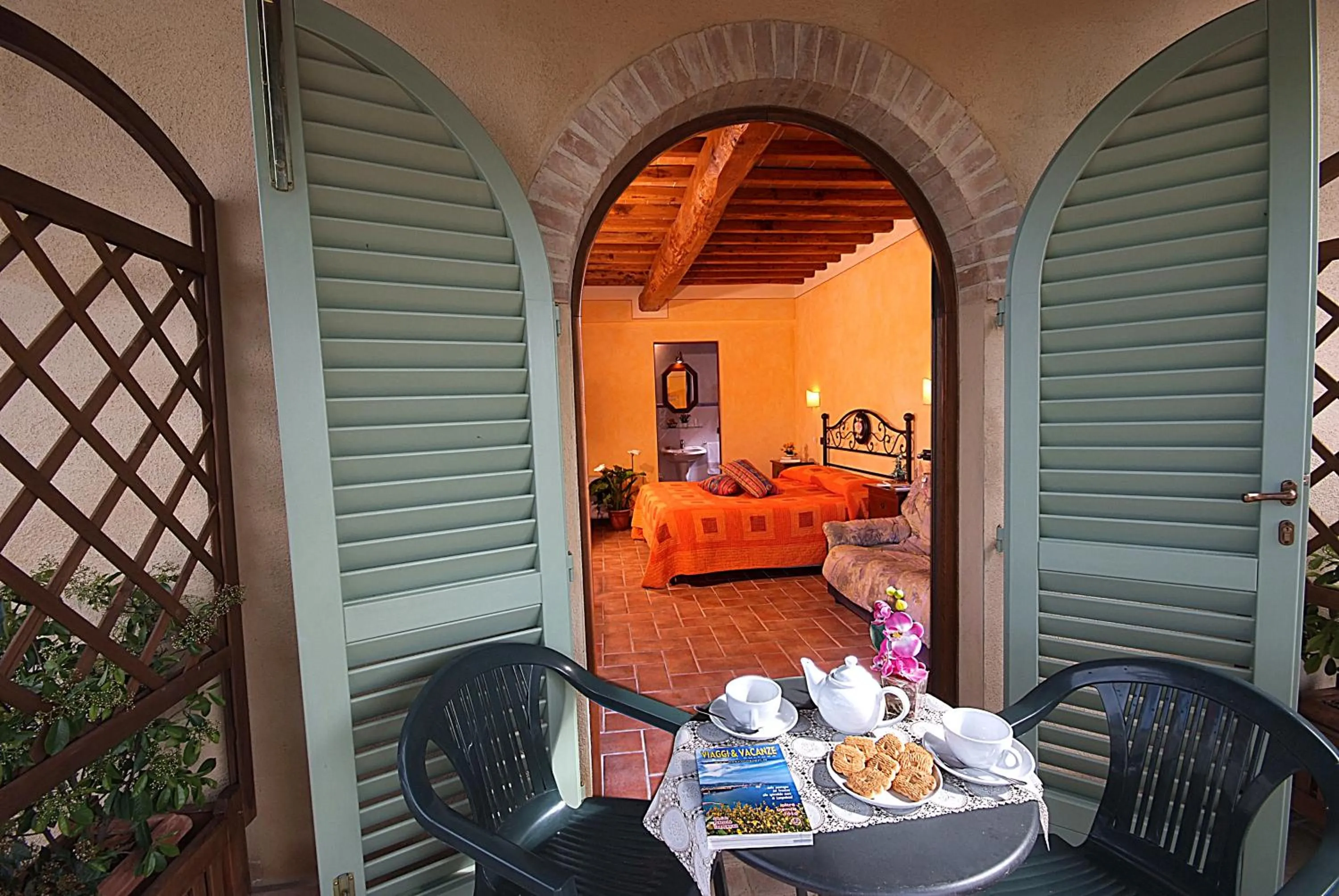 Balcony/Terrace in Antico Borgo Il Cardino