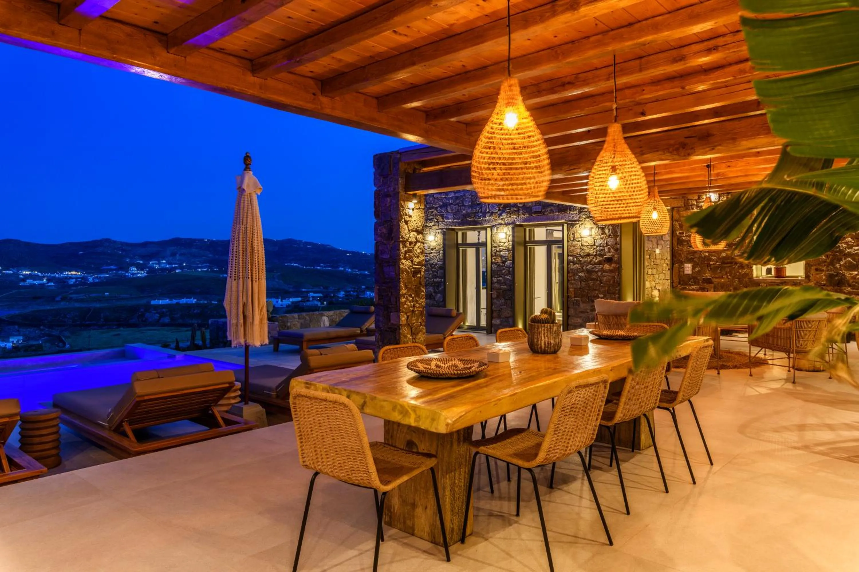 Patio in Nasta Suites & Villas Intentional Living Mykonos