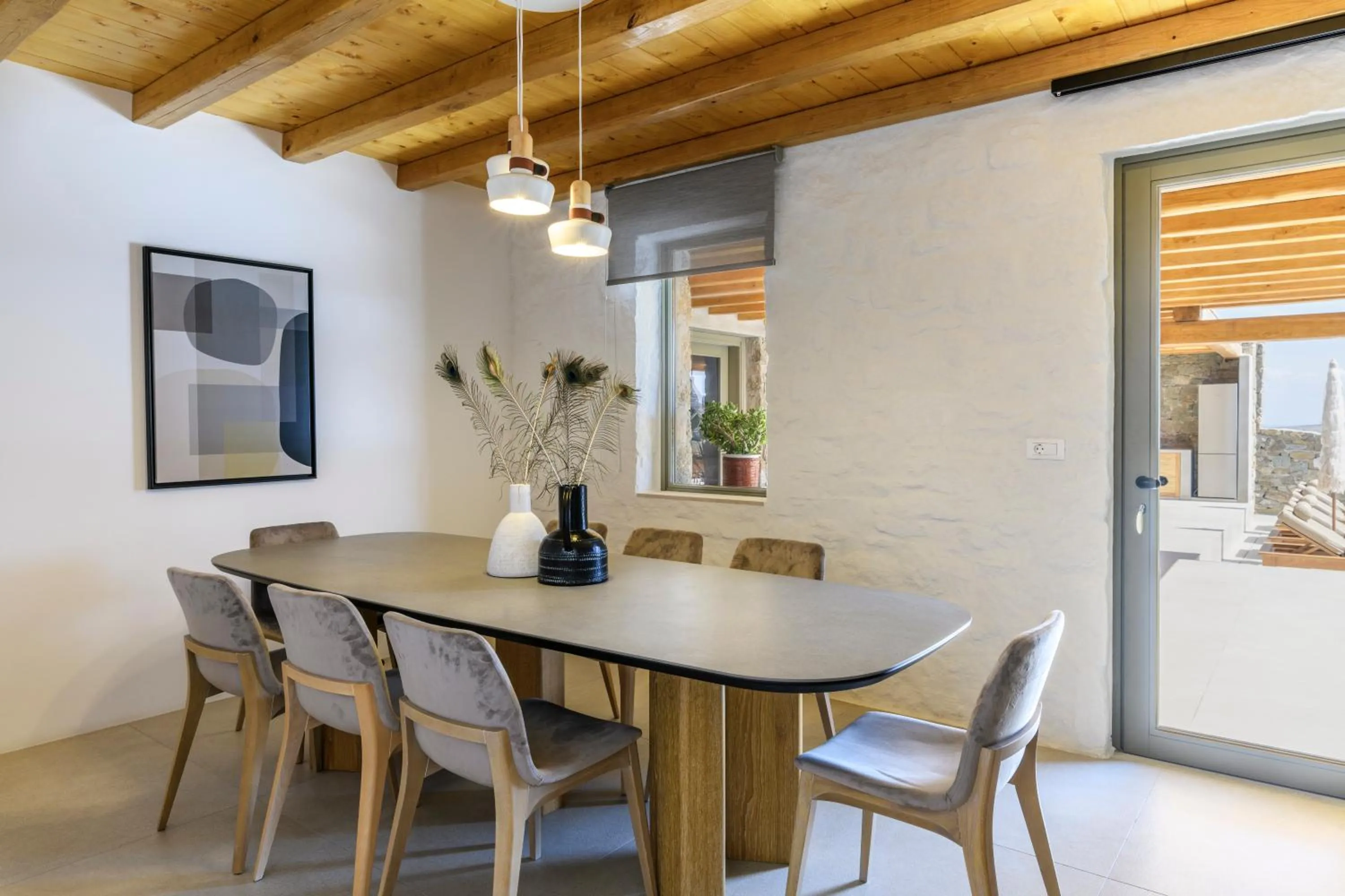 Seating area in Nasta Suites & Villas Intentional Living Mykonos