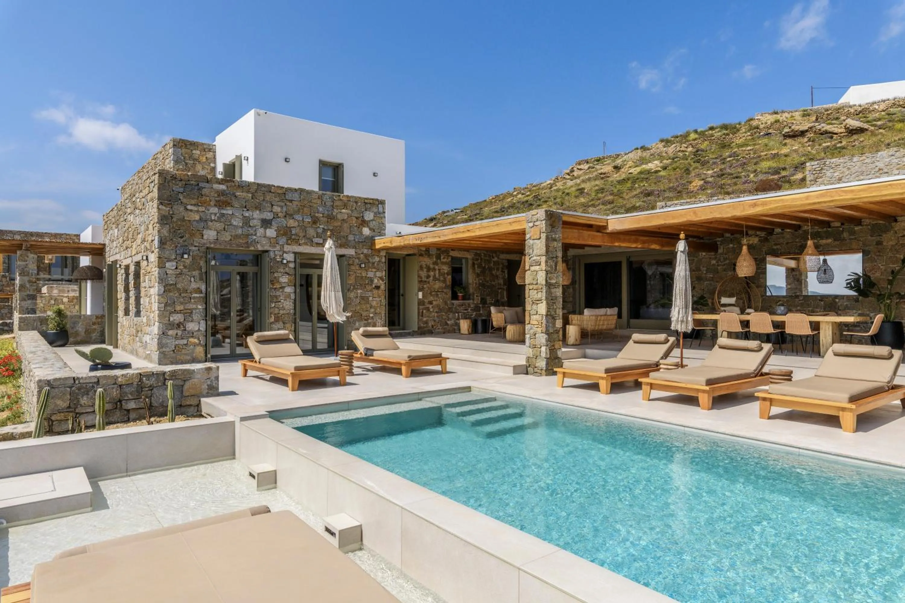Patio in Nasta Suites & Villas Intentional Living Mykonos