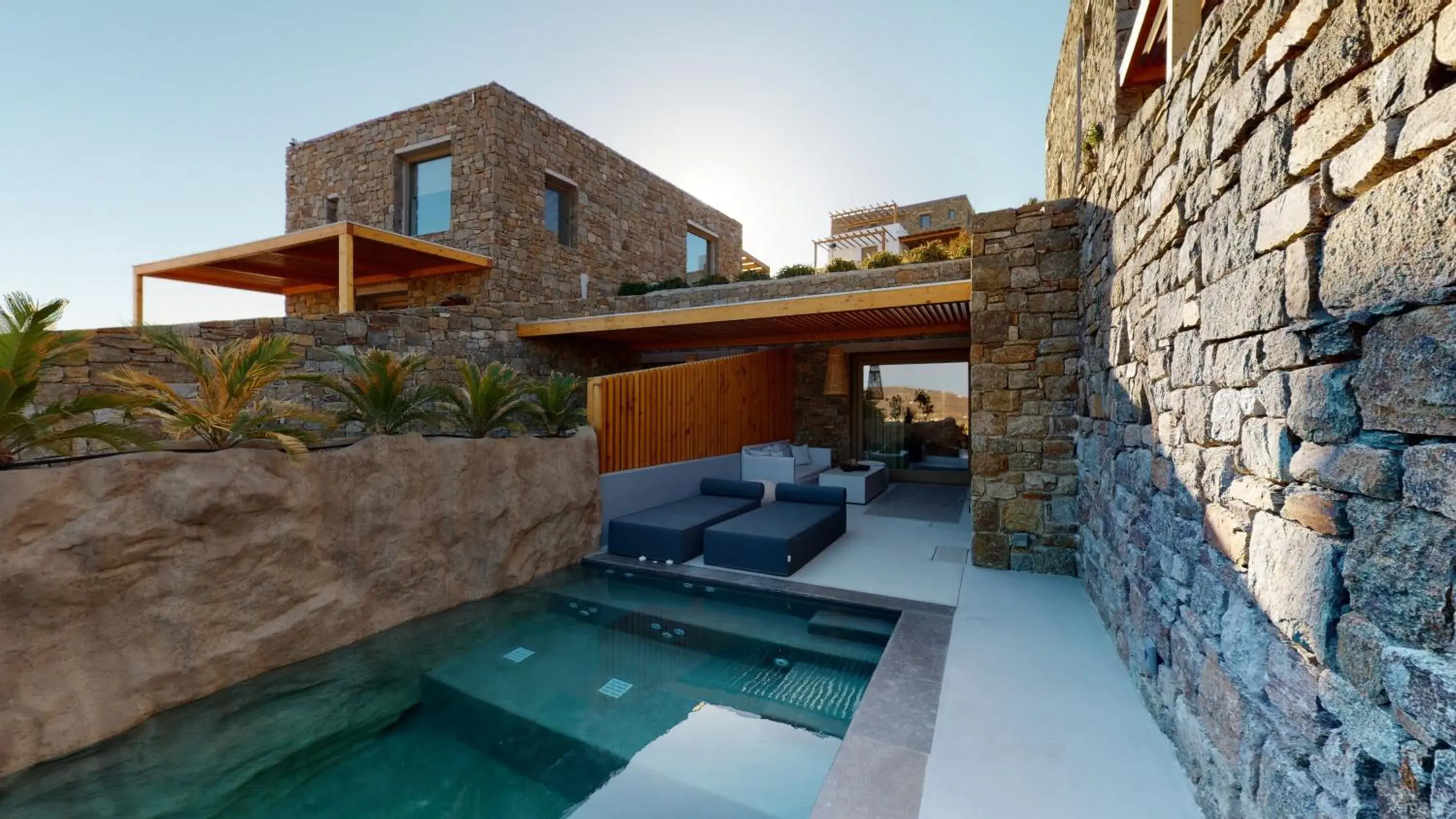 Signature Suite II with Private Heated Pool & Hydromassage in Nasta Suites & Villas Intentional Living Mykonos Signature Suite II with Private Heated Pool & Hydromassage in Nasta Suites & Villas Intentional Living Mykonos