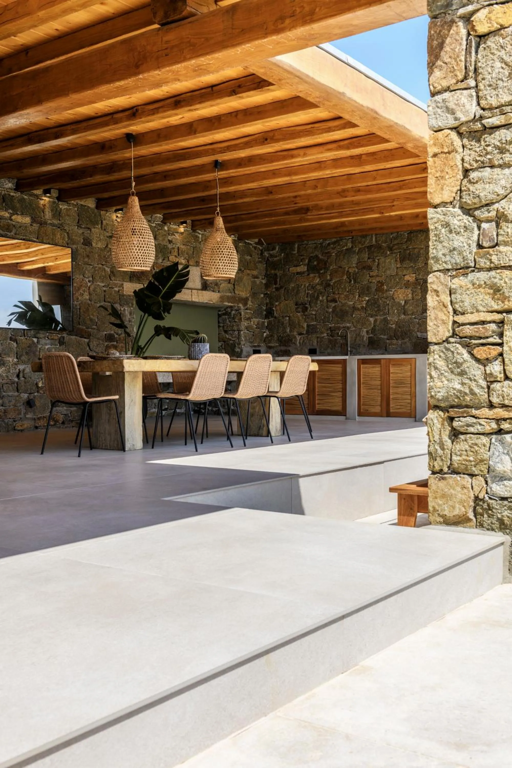 Balcony/Terrace in Nasta Suites & Villas Intentional Living Mykonos