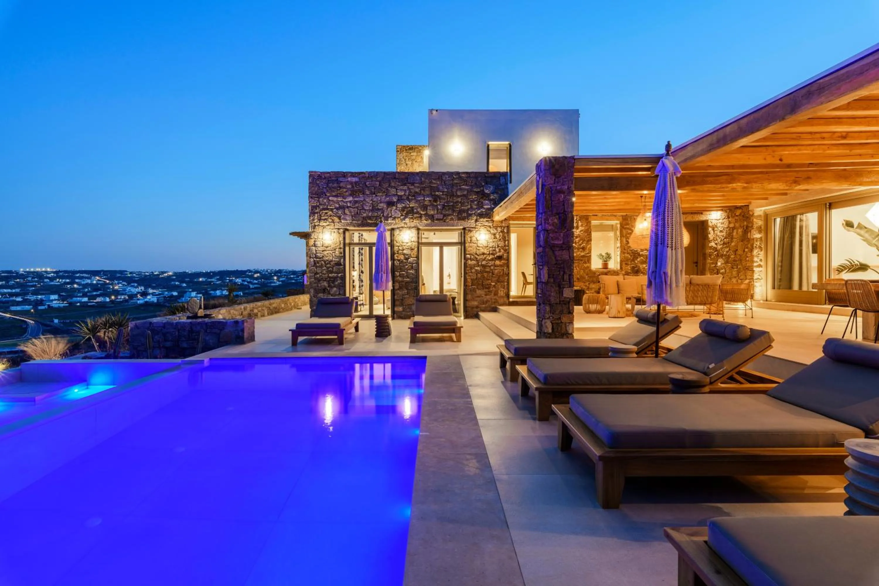 Patio in Nasta Suites & Villas Intentional Living Mykonos