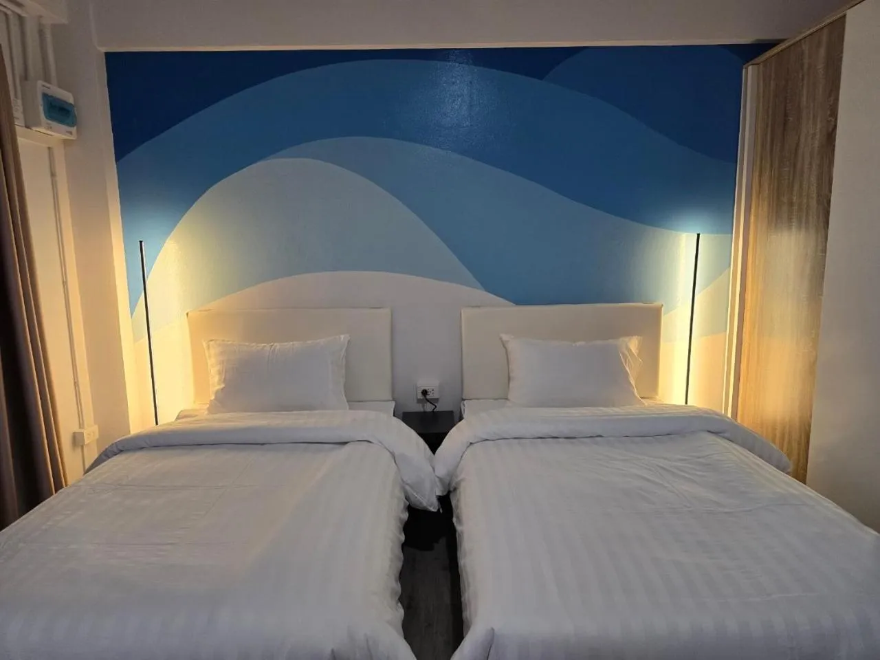 Bed in SRINN Hotel Pattaya Klang