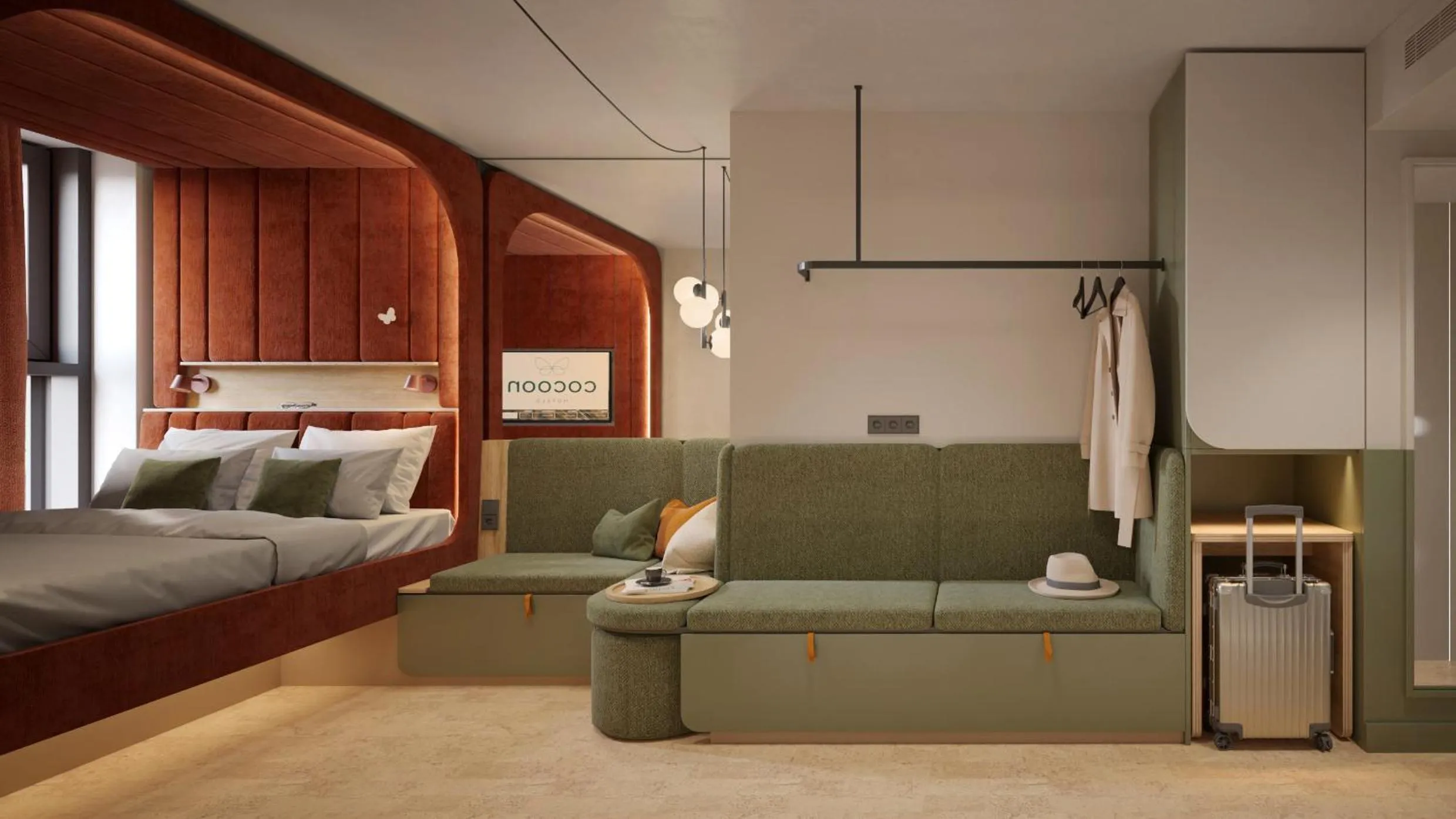 Bed in Cocoon Theresienwiese