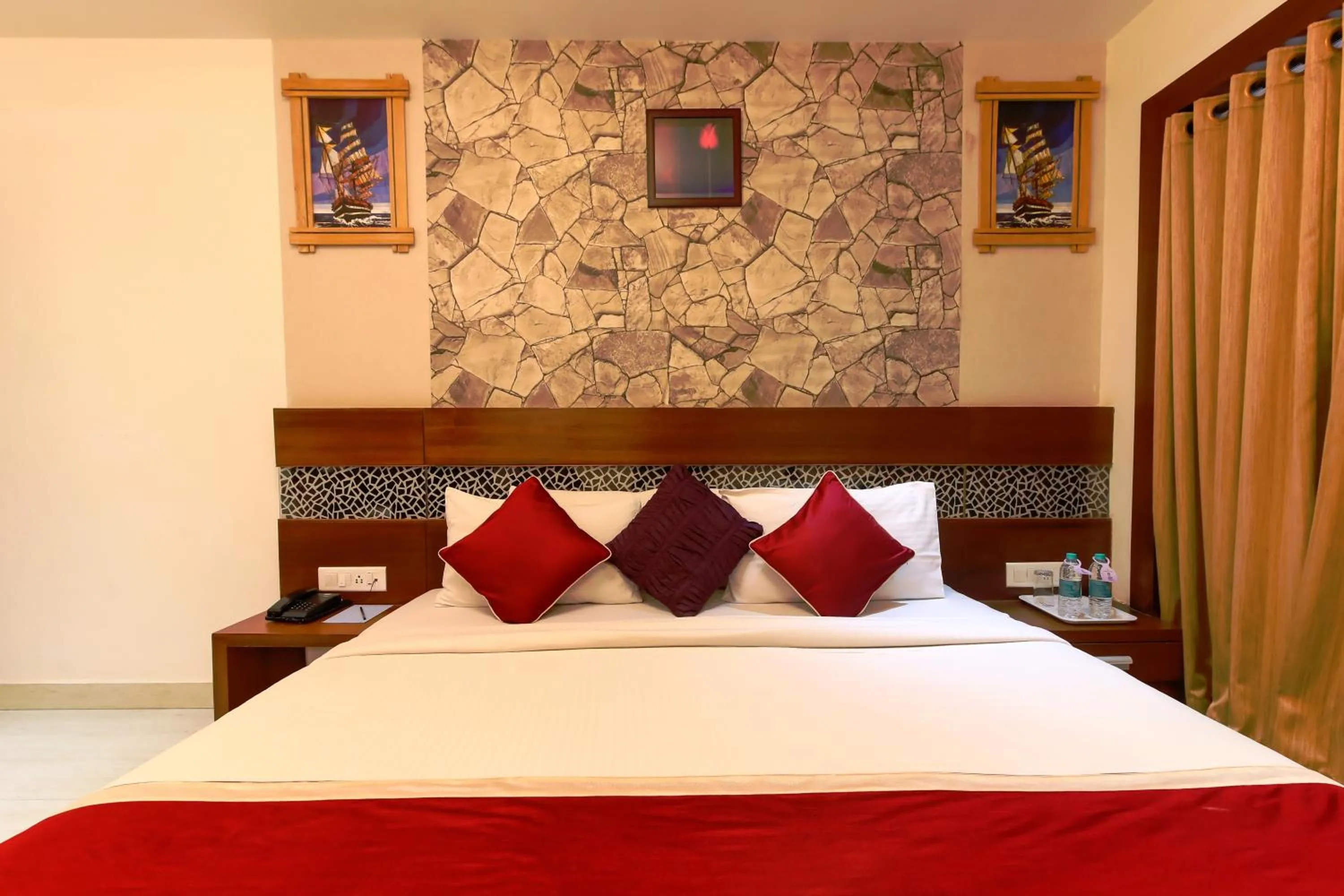 Bedroom, Bed in Icon Suites by Bhagini