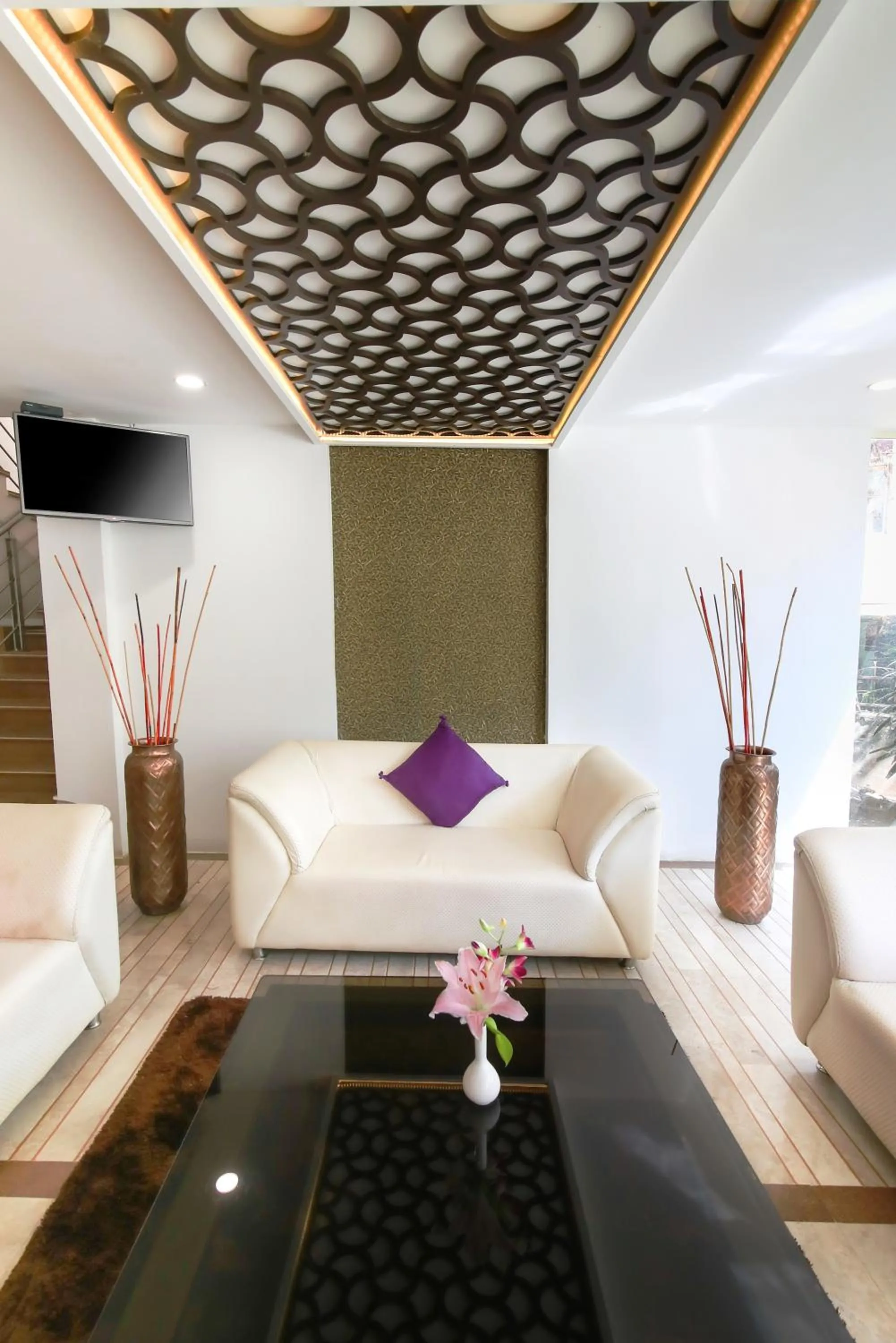 Seating area in Icon Suites by Bhagini