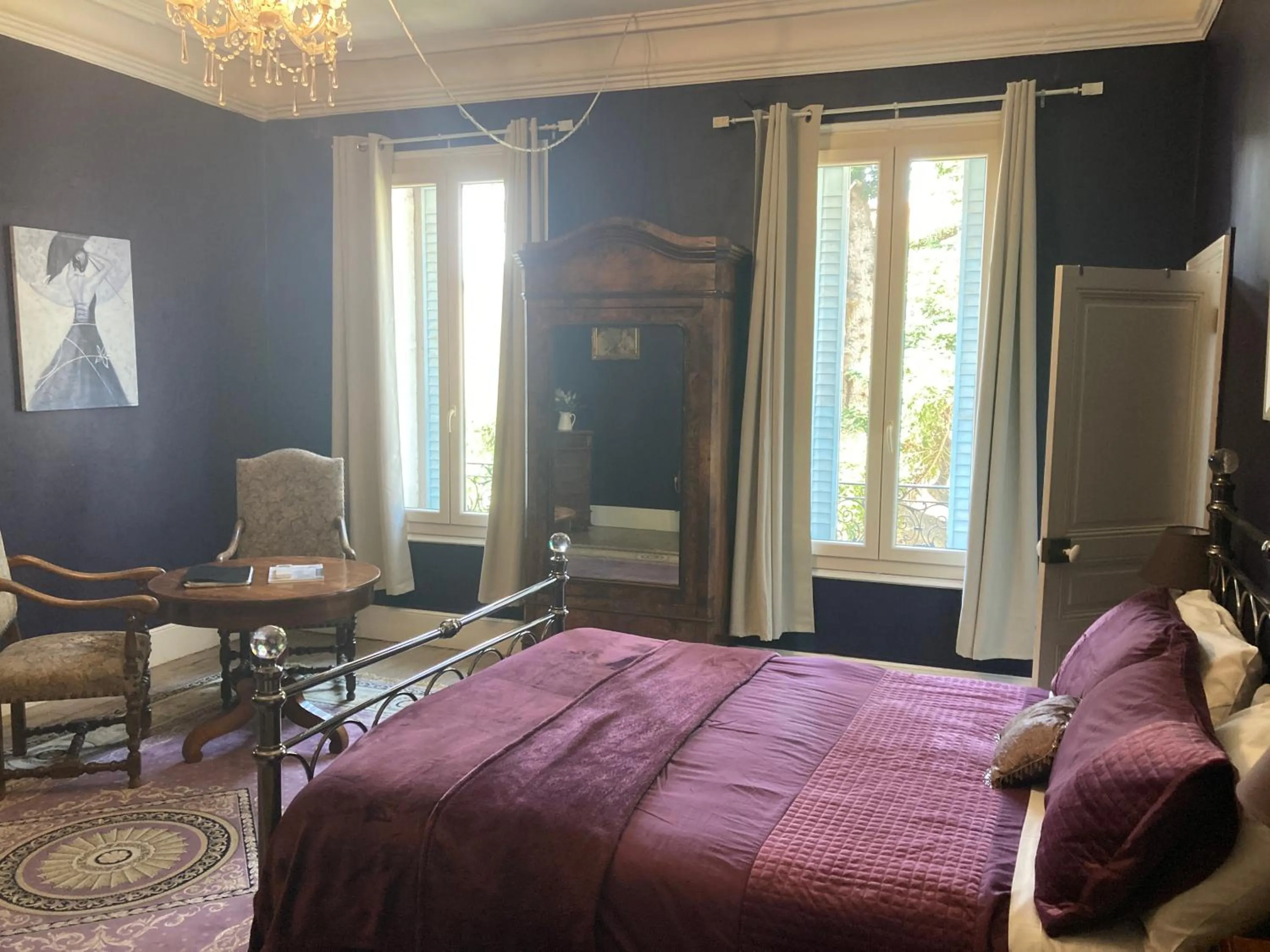 Bedroom, Bed in La Villa Celine