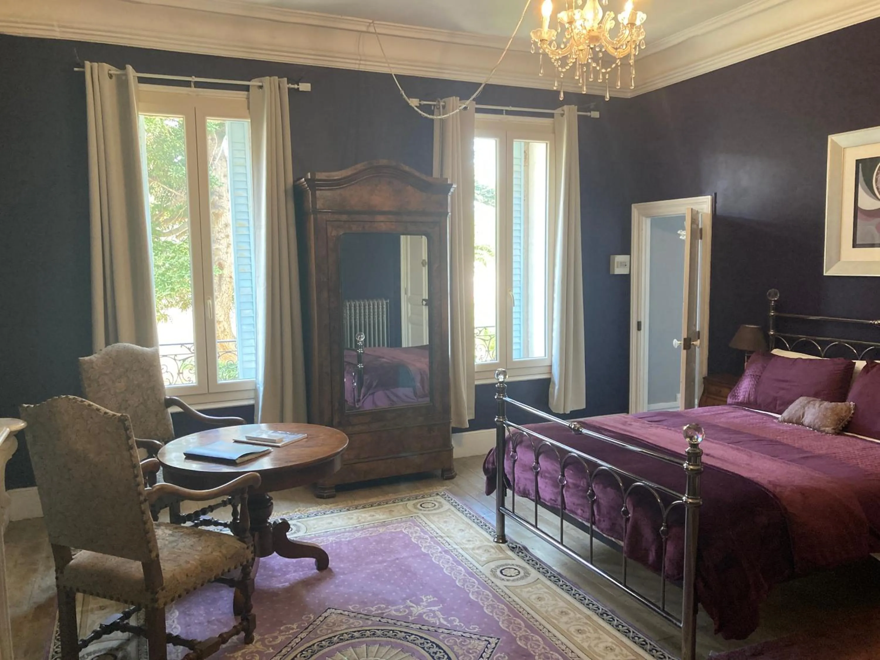 Bedroom, Bed in La Villa Celine