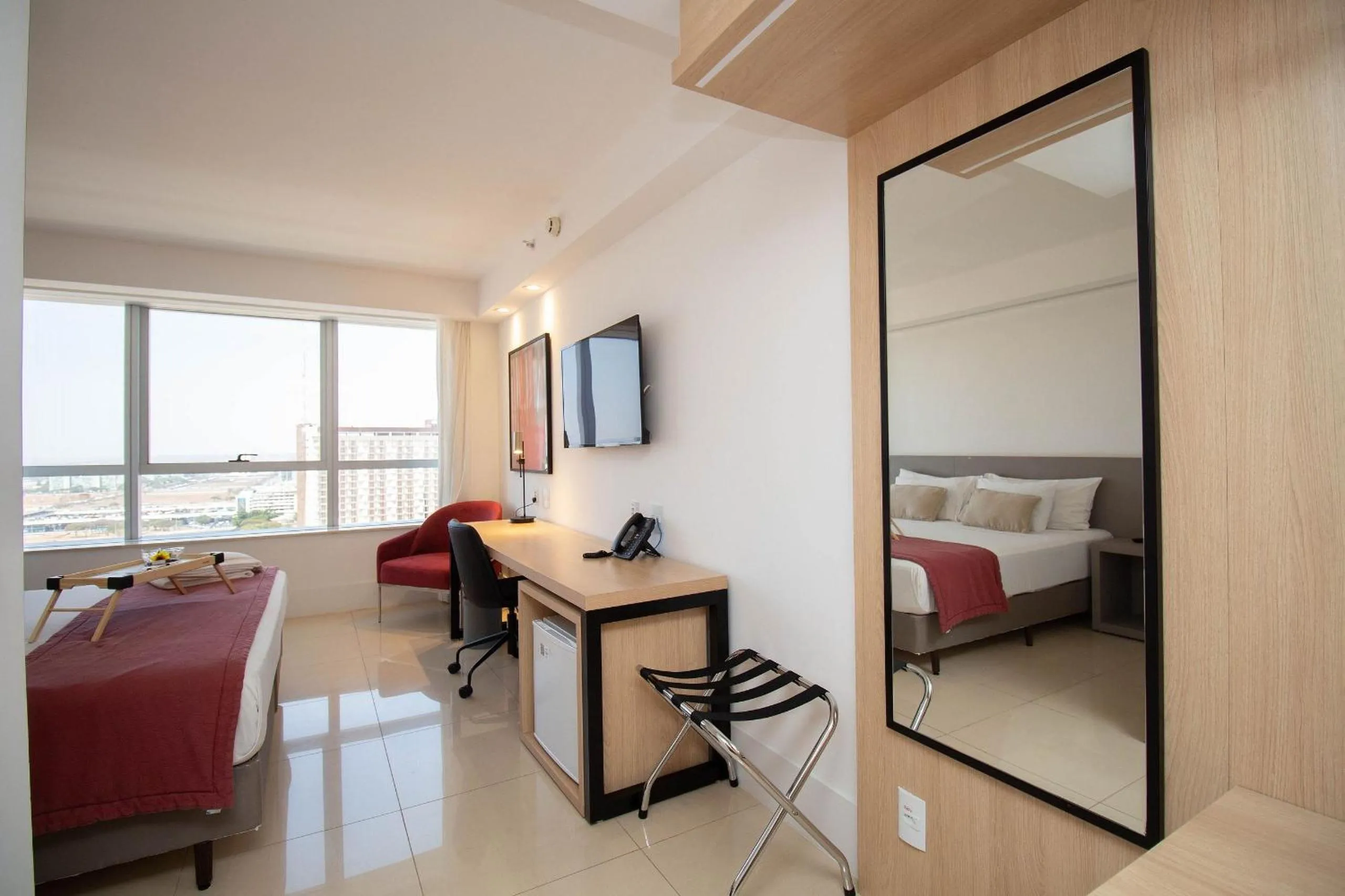 Bedroom, Bed in OZPED Flats Particulares Edifício Alvorada