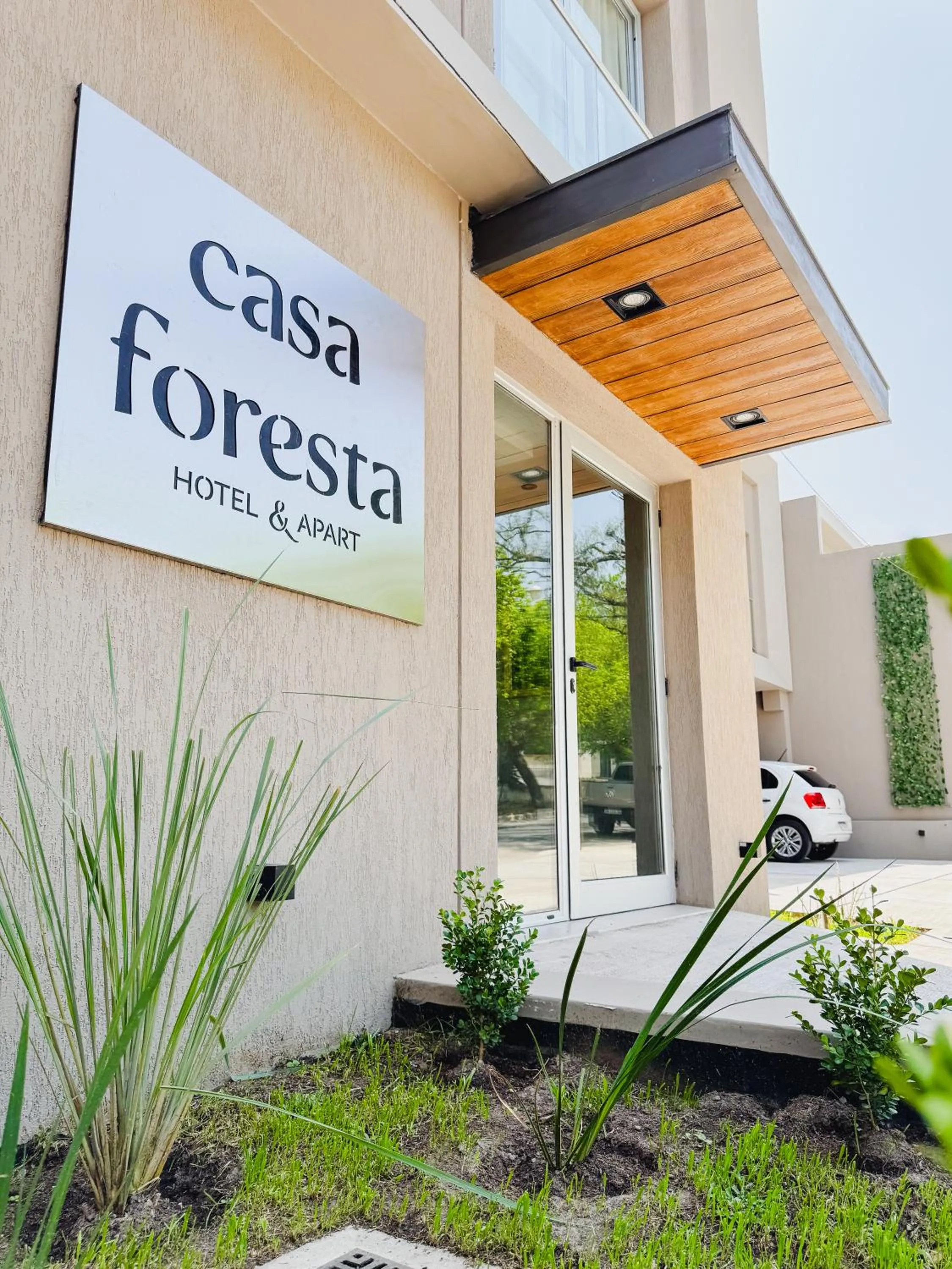 Facade/entrance in Casa Foresta