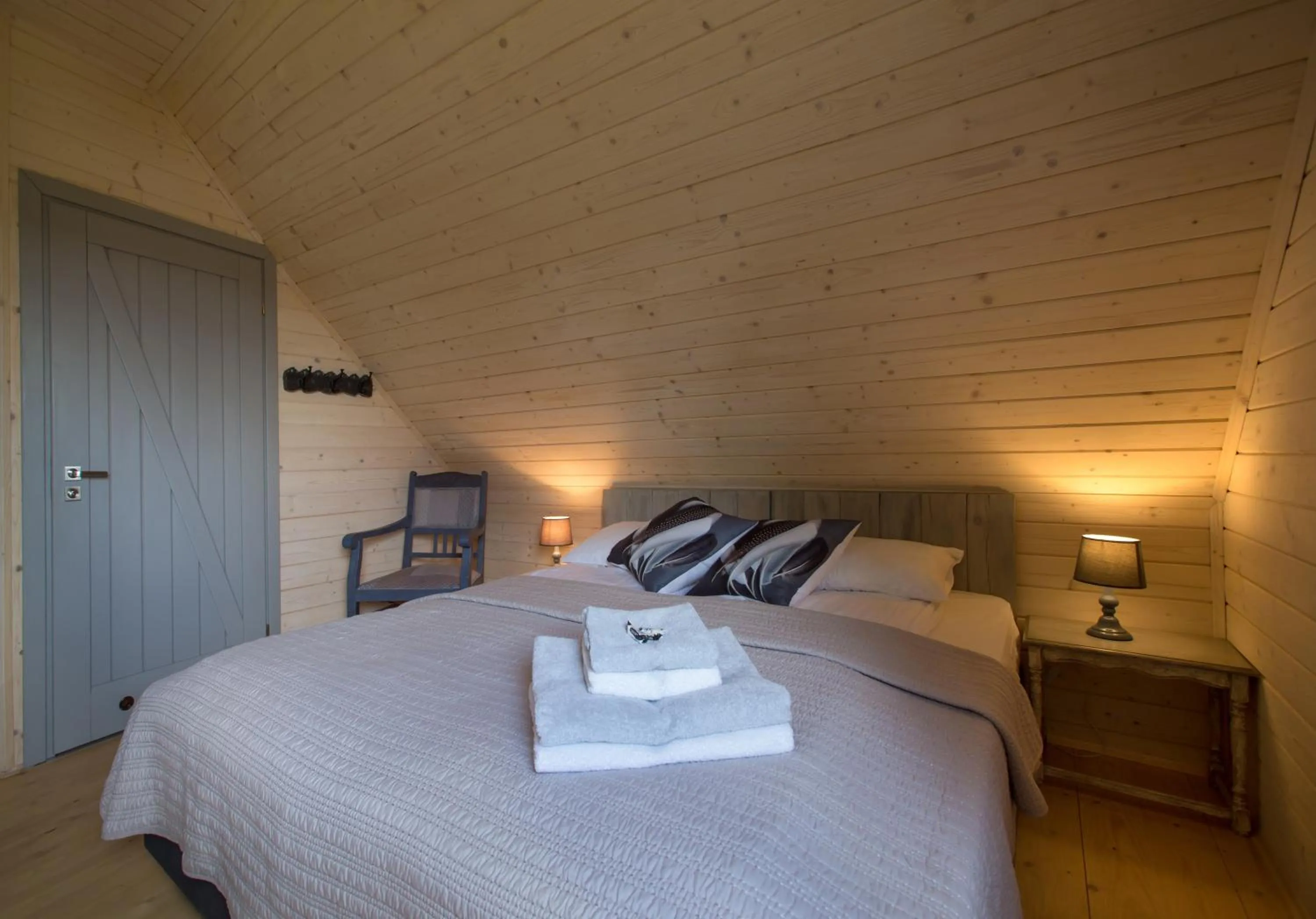 Bed in Sirvis Apartamenty