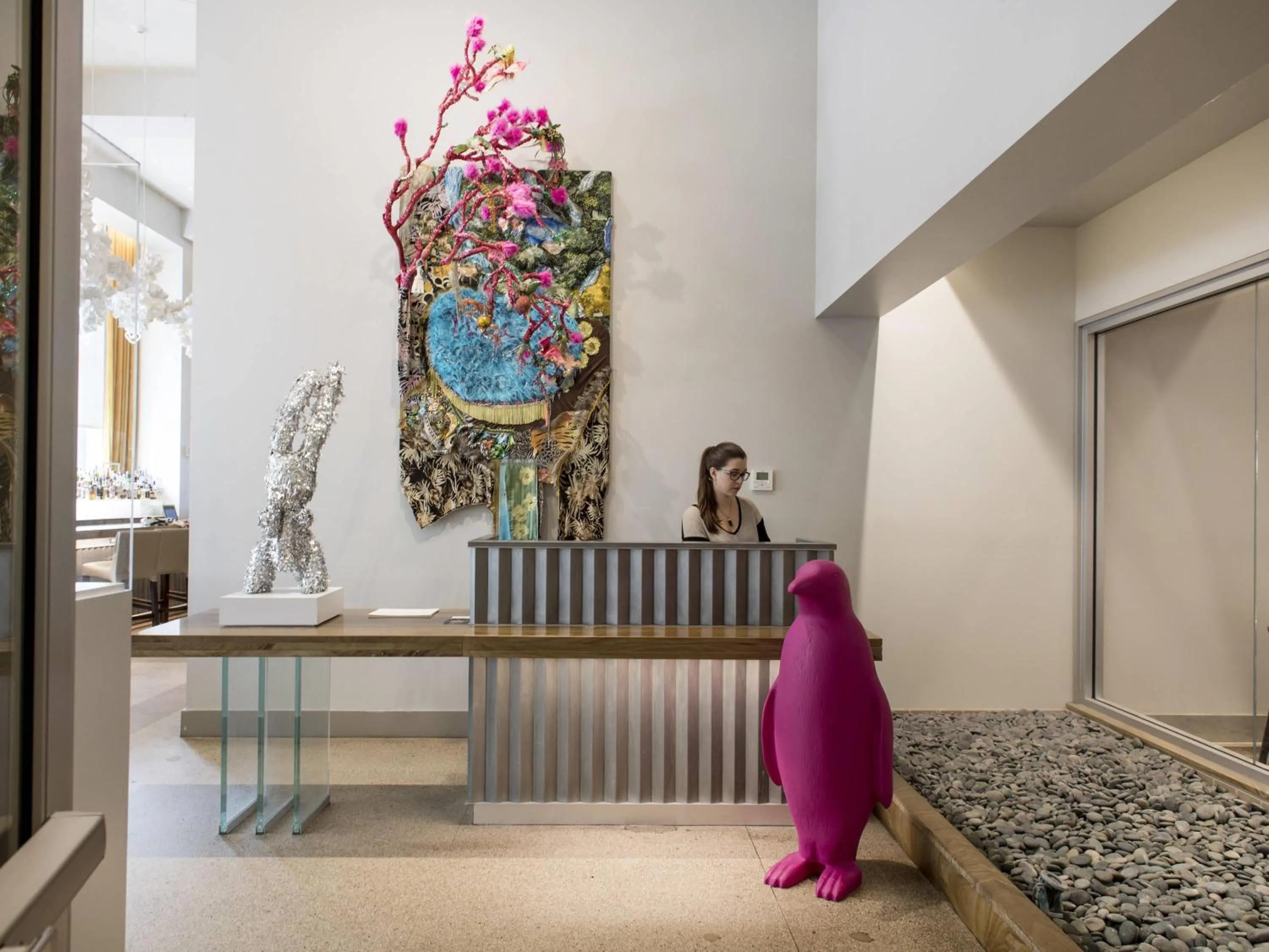 Property building in 21c Museum Hotel Durham