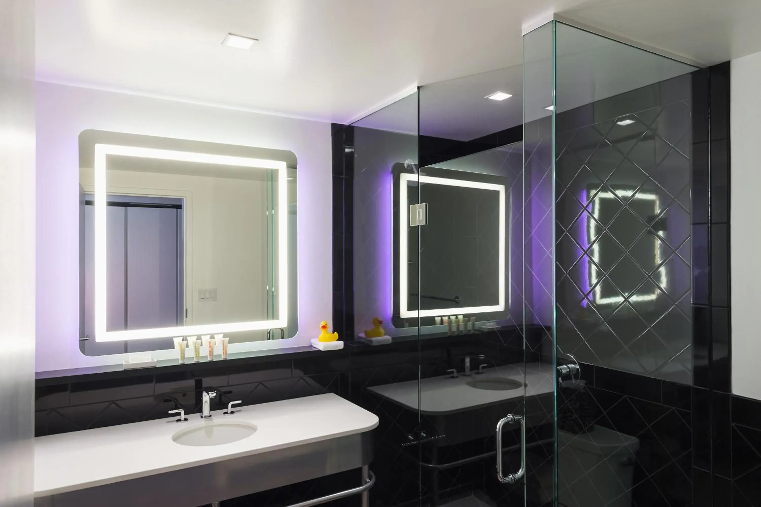 Luxury Suite with Roll-In Shower - Disability Access in 21c Museum Hotel Durham Luxury Suite with Roll-In Shower - Disability Access in 21c Museum Hotel Durham