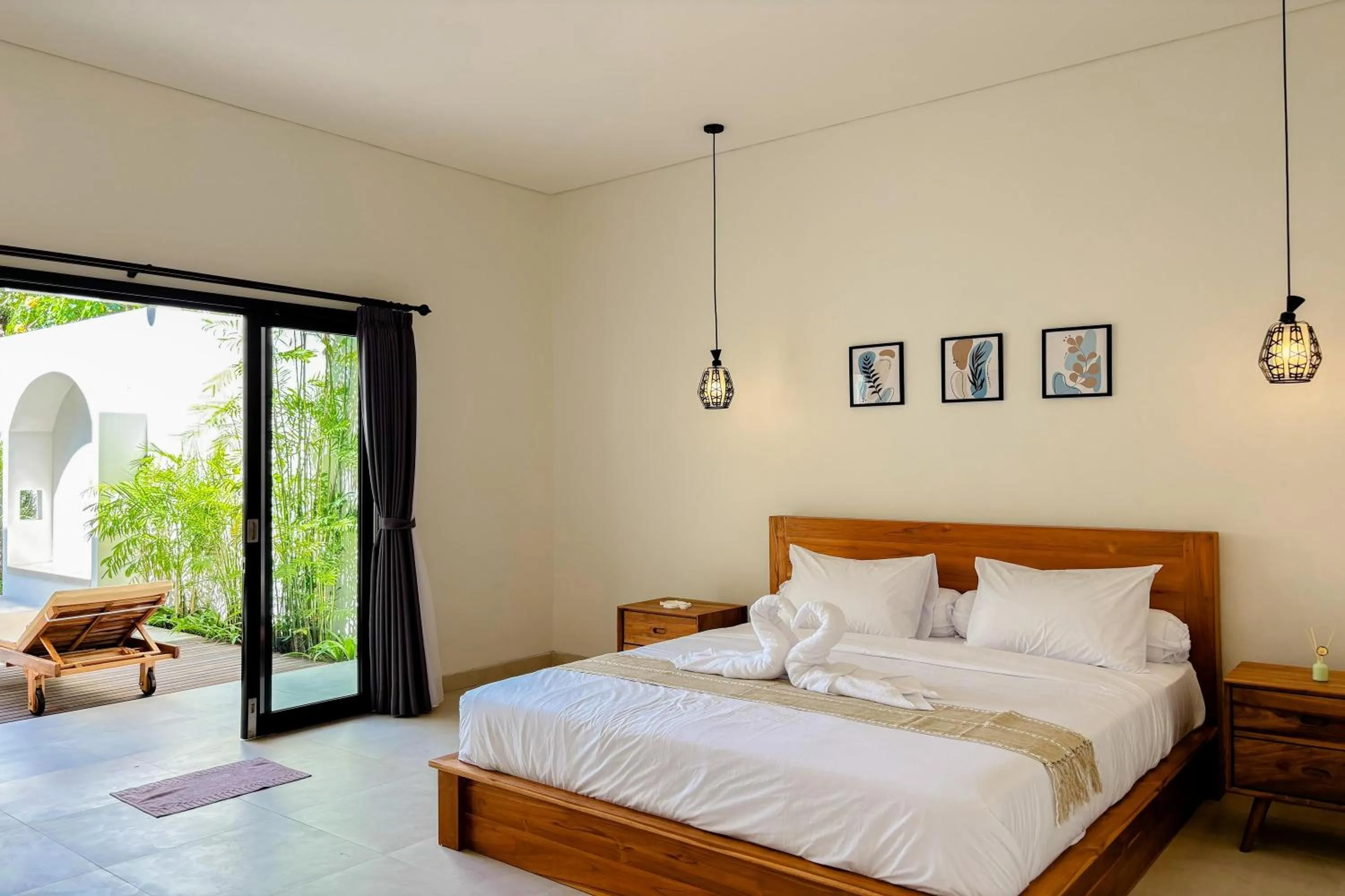 Bed in Villa Andra Canggu