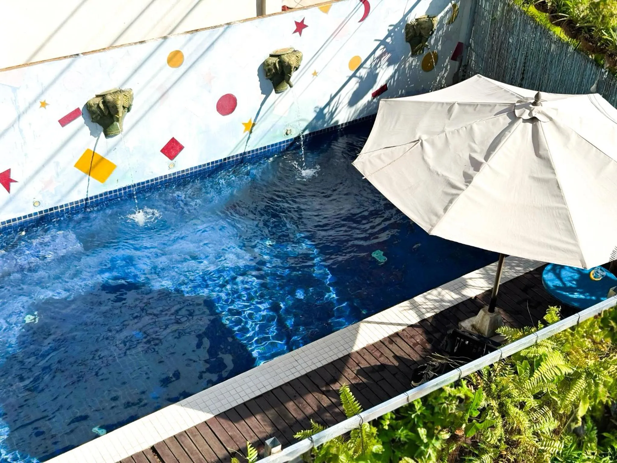 Patio in VPlus Hotel