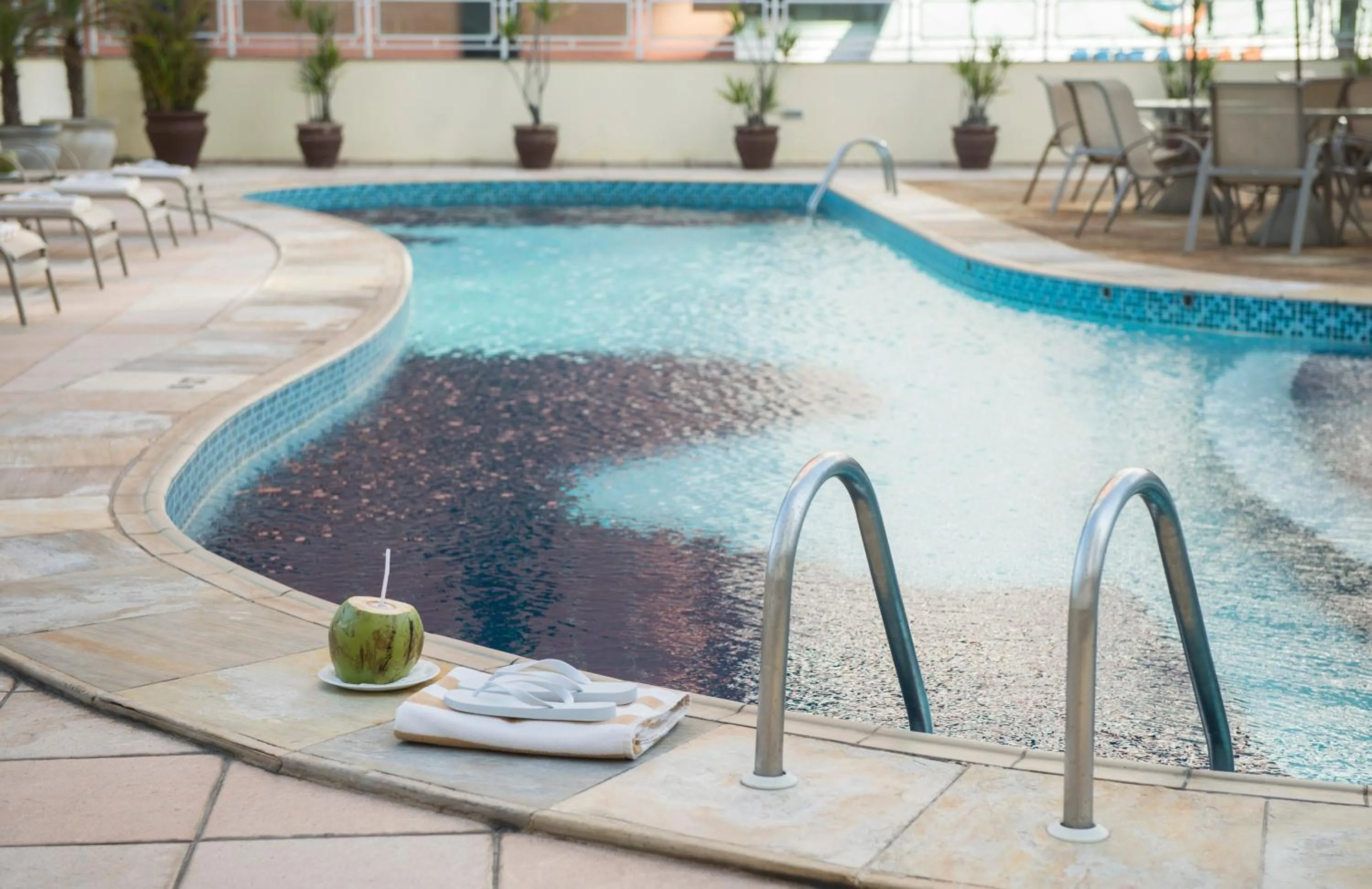 Pool view in Hotel Luzeiros Fortaleza