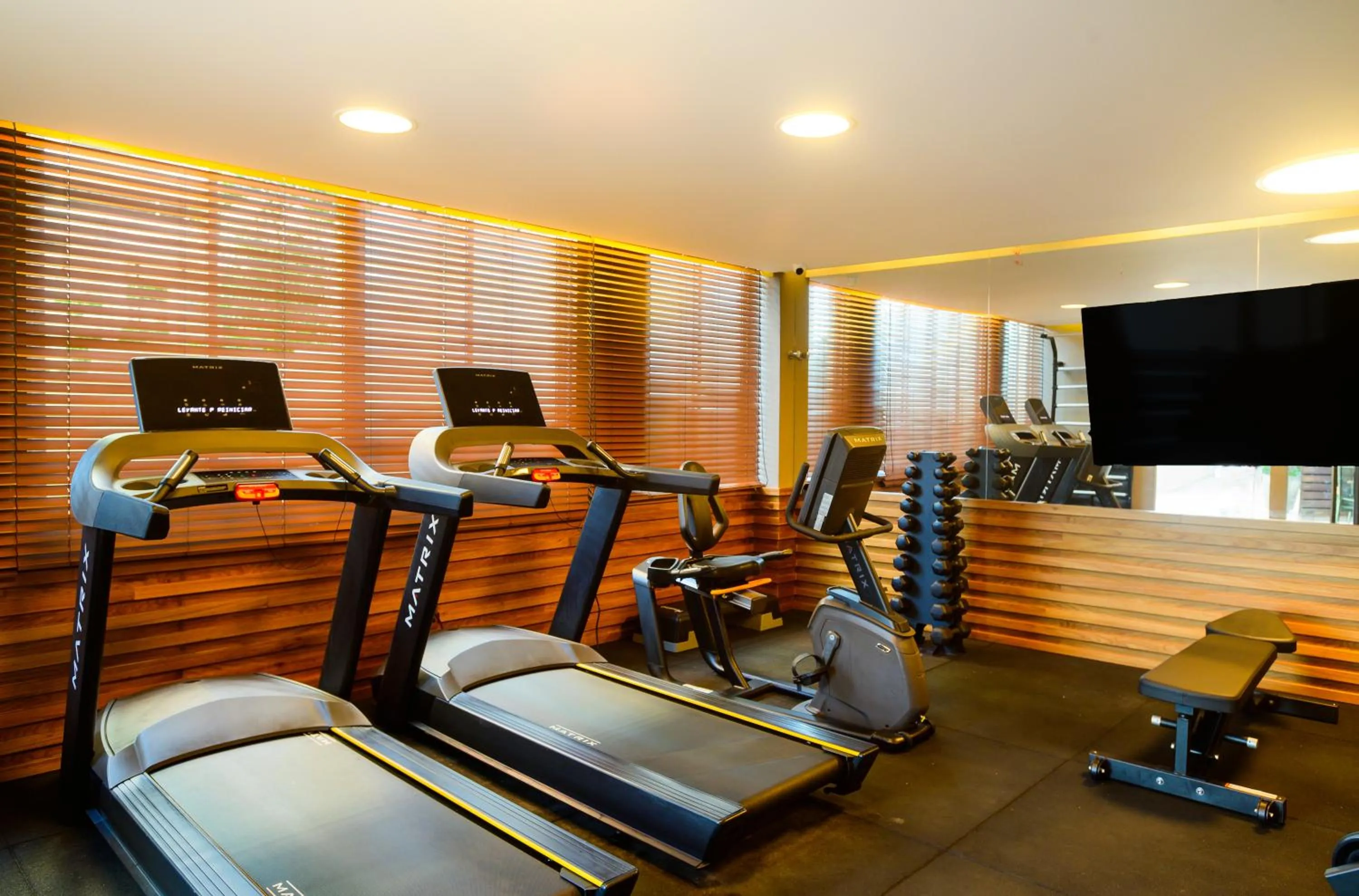 Fitness centre/facilities in Hotel Luzeiros Fortaleza