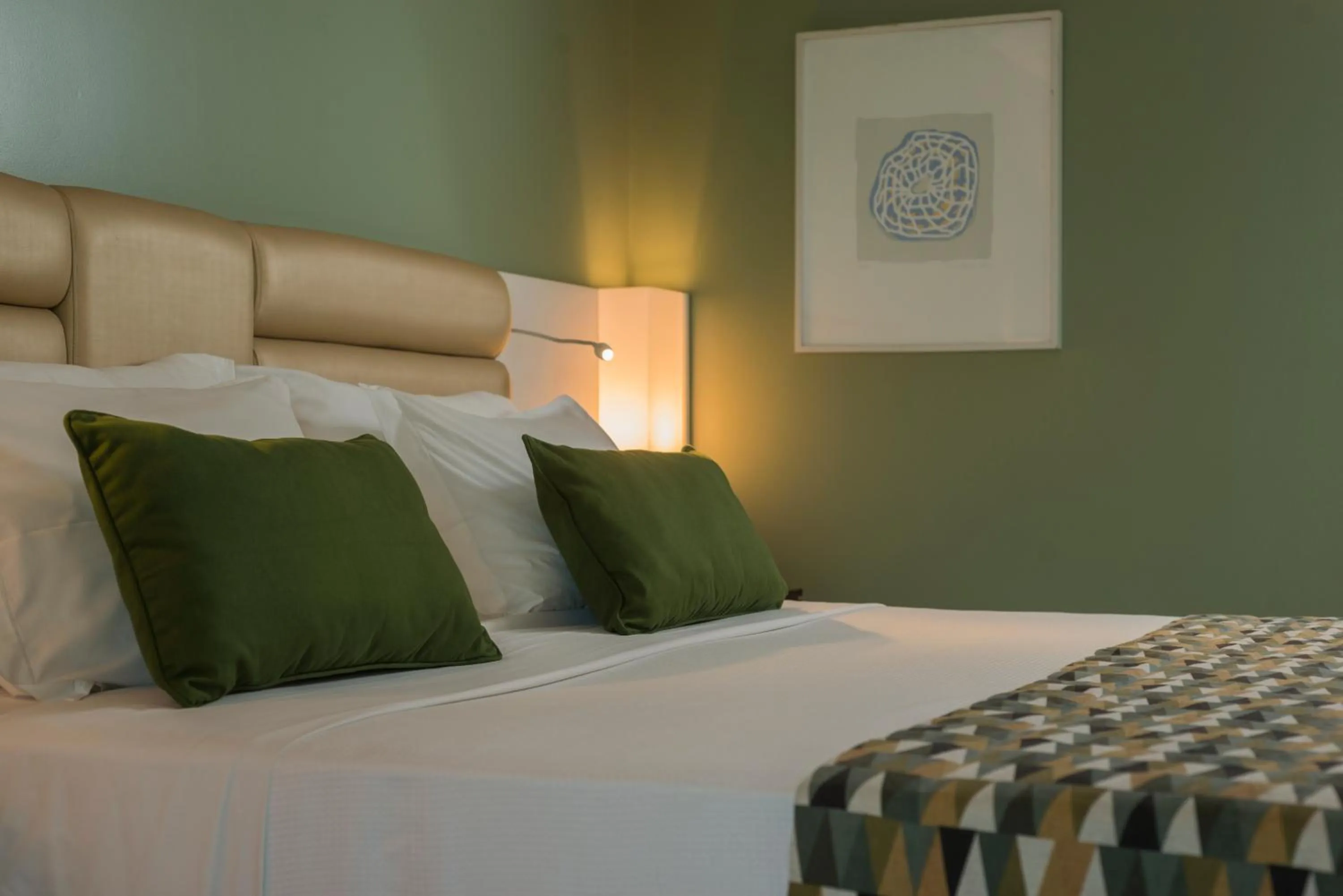 Bed in Hotel Luzeiros Fortaleza